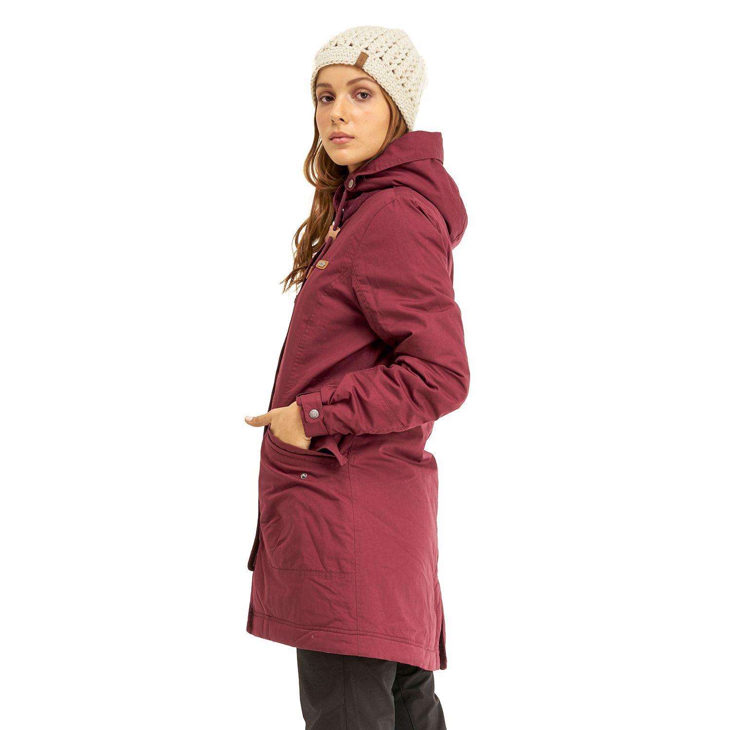 Chaqueta Mujer Peumo Canvas Hoody Jacket Vino Lippi V20-2
