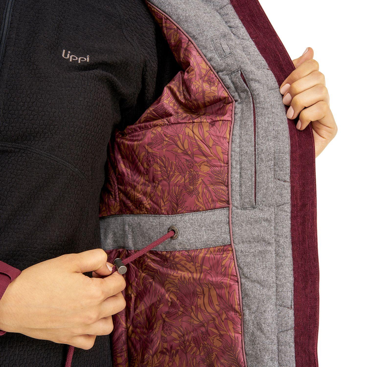 Chaqueta Mujer Peumo Canvas Hoody Jacket Vino Lippi V20-4