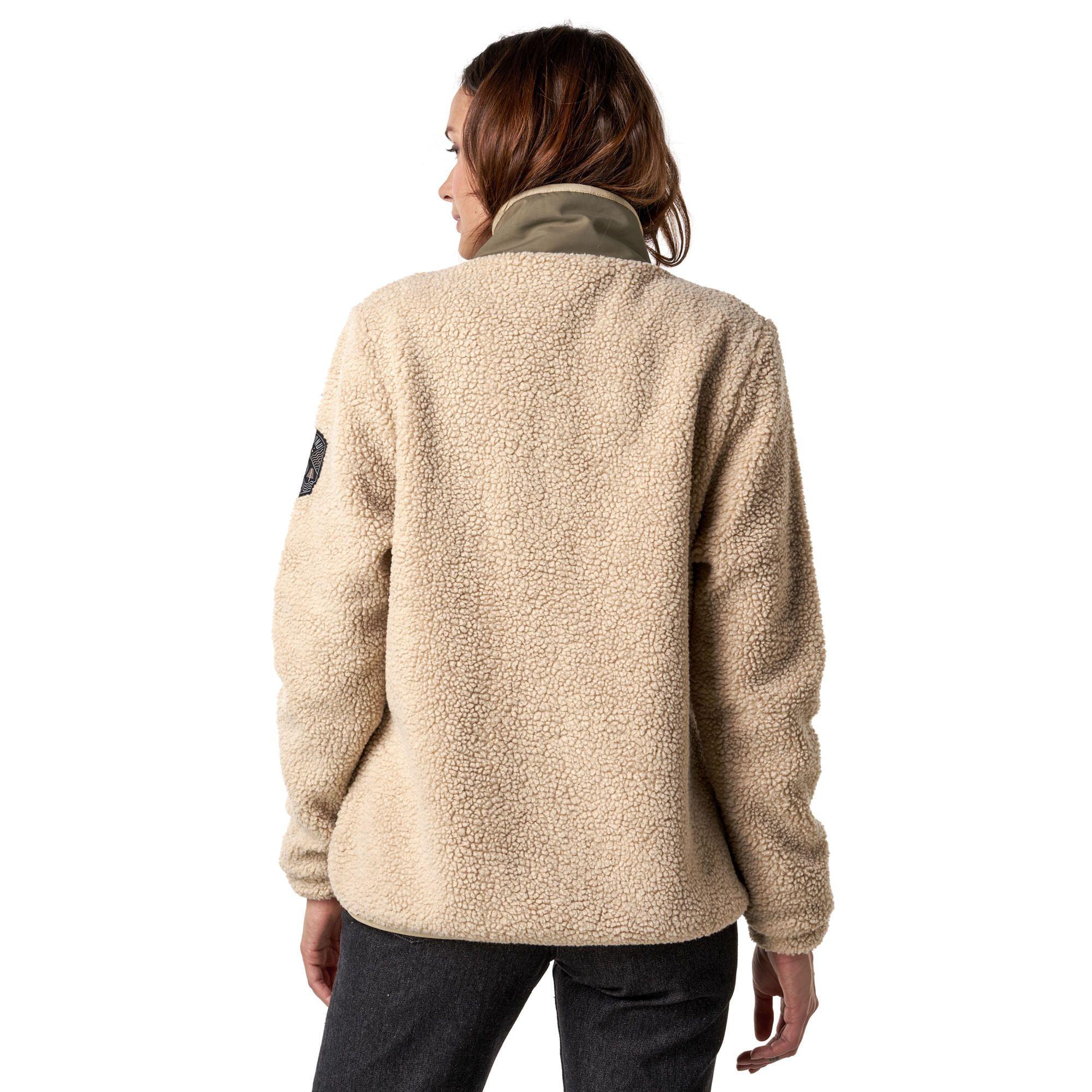 Chaqueta Mujer Zip-porrito Beige Haka Honu I19-1
