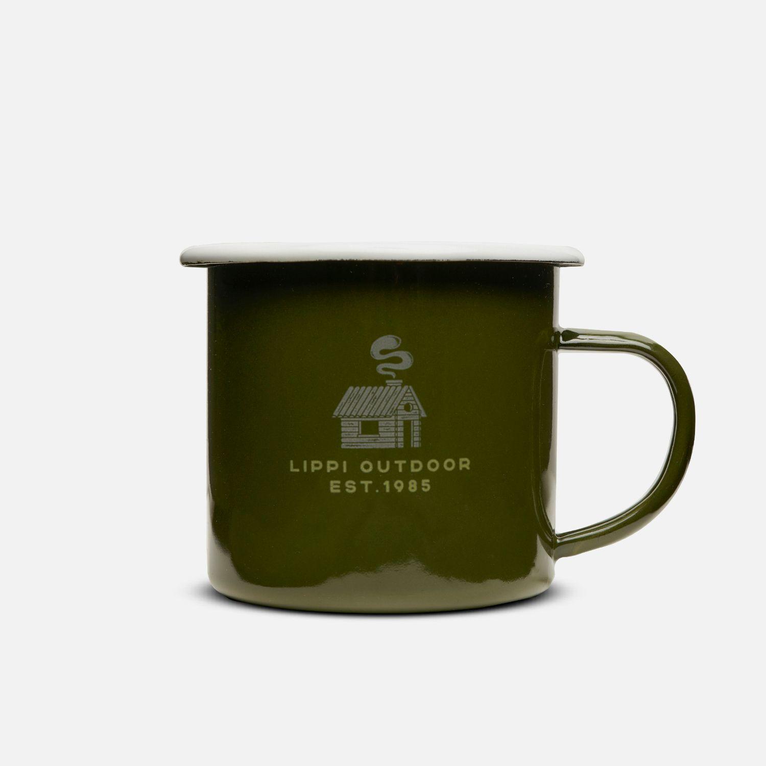 Tazón Unisex Mountain Vintage Mug Verde Lippi-1