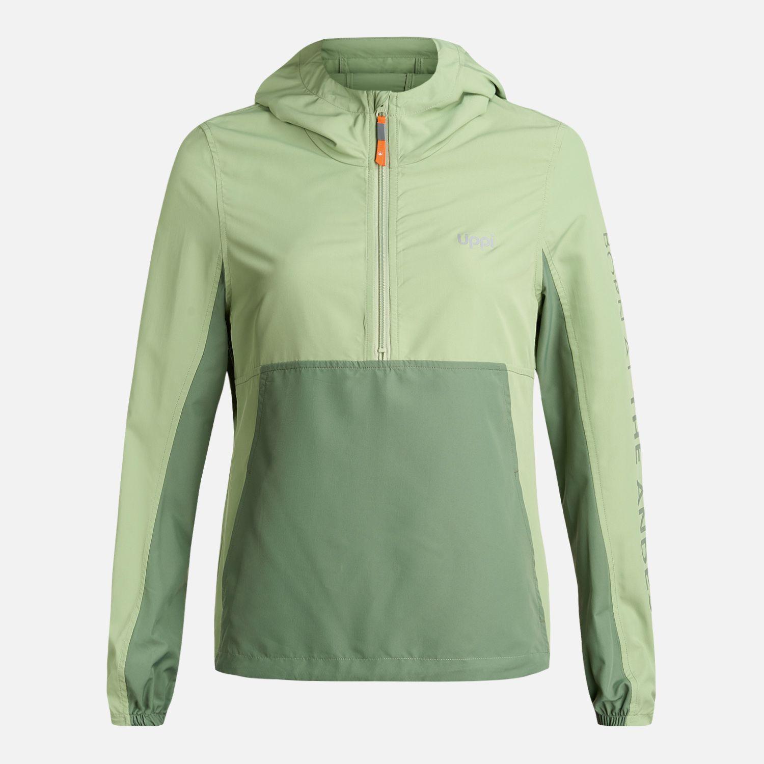 Chaqueta Mujer Nightfall WindBreaker 1/4 Zip Jade Lippi-7