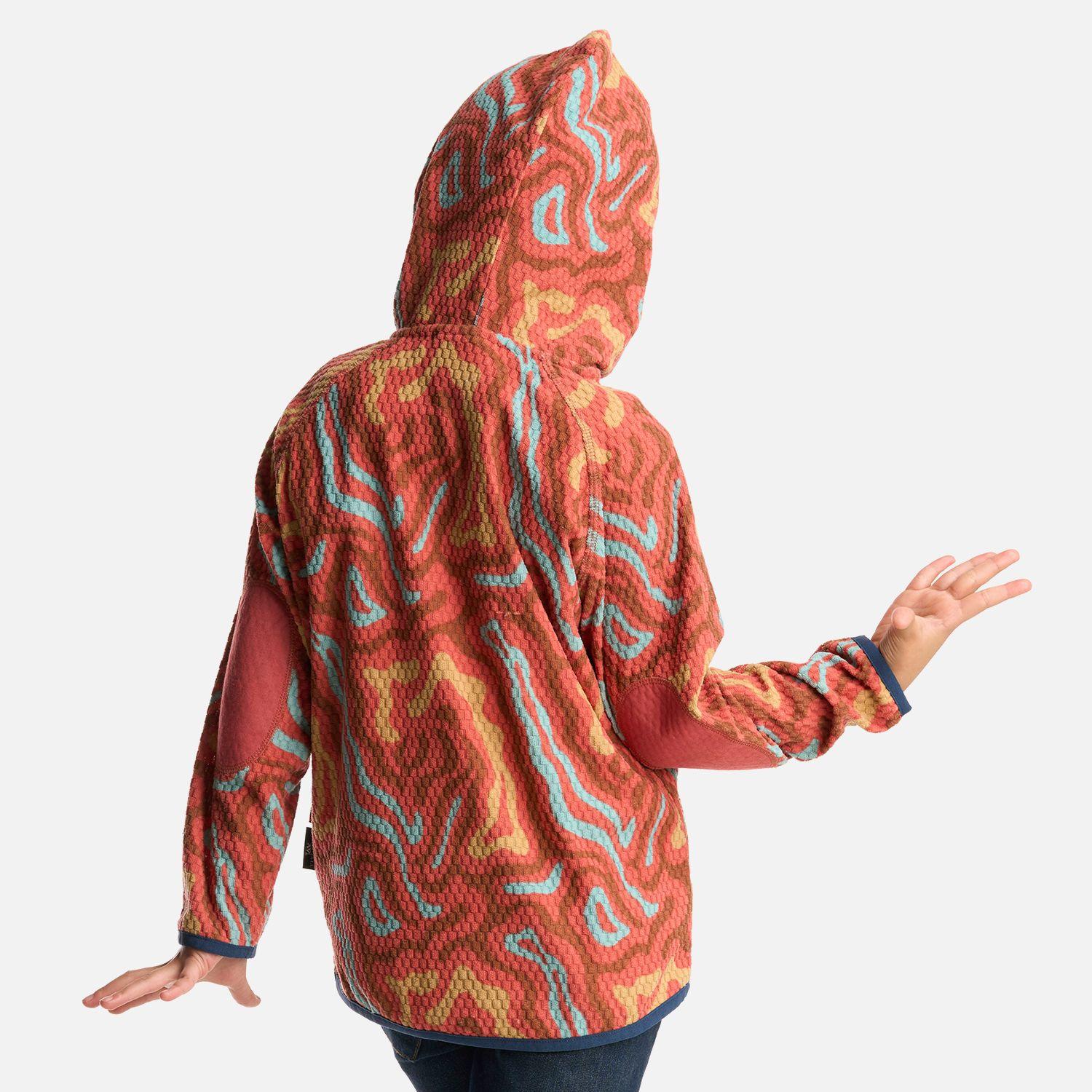 Polerón Niña Taina Poki Print Salmon Haka Honu V26-1