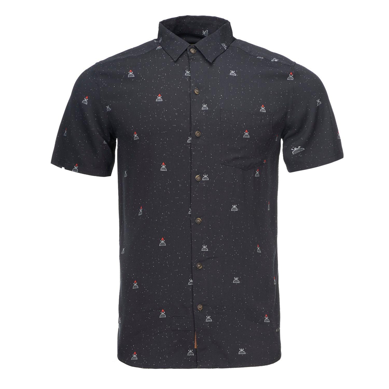 Camisa Hombre Camp Short Sleeve Shirt Print Marengo Lippi-0
