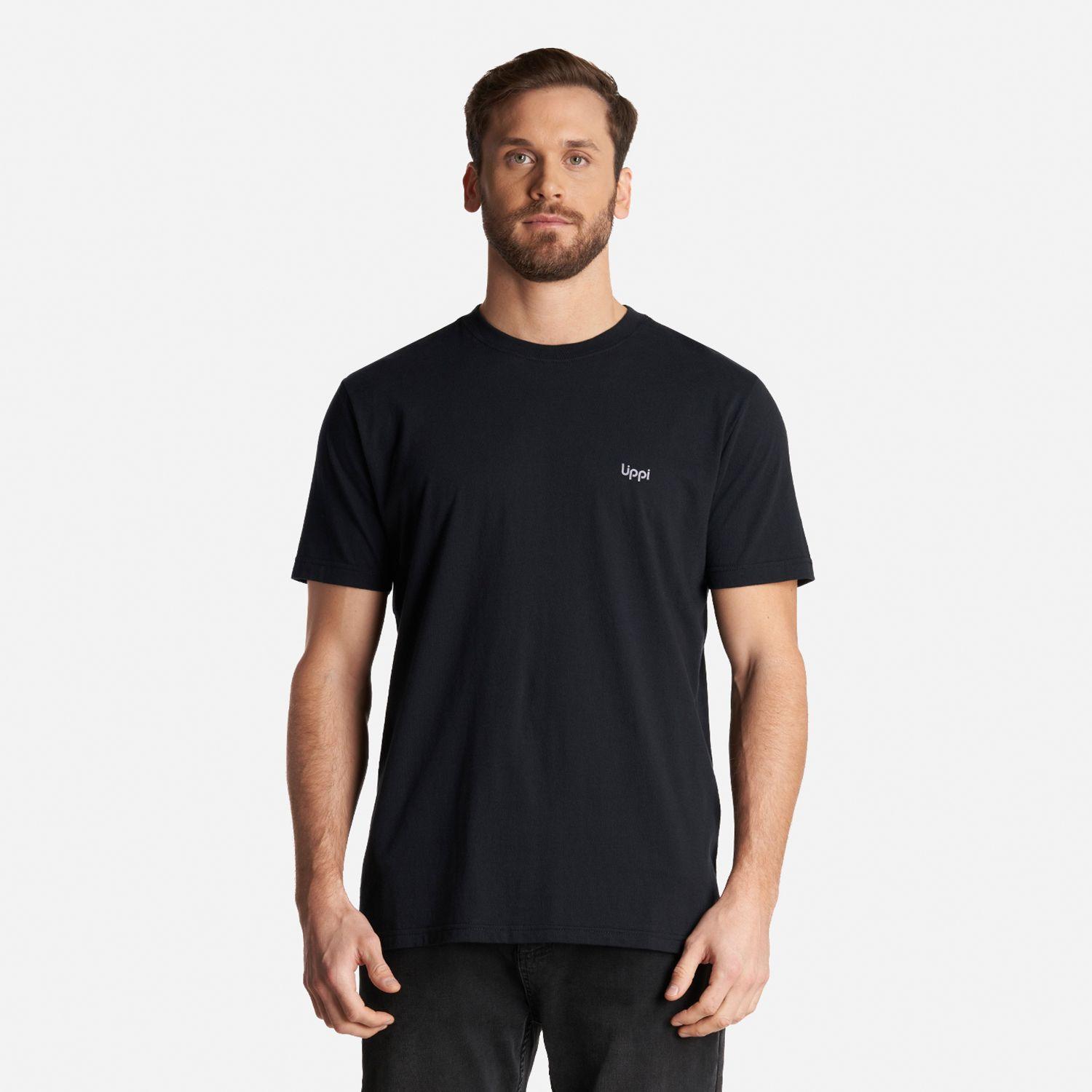 Polera Hombre Born at the Andes T-Shirt Negro Lippi-1