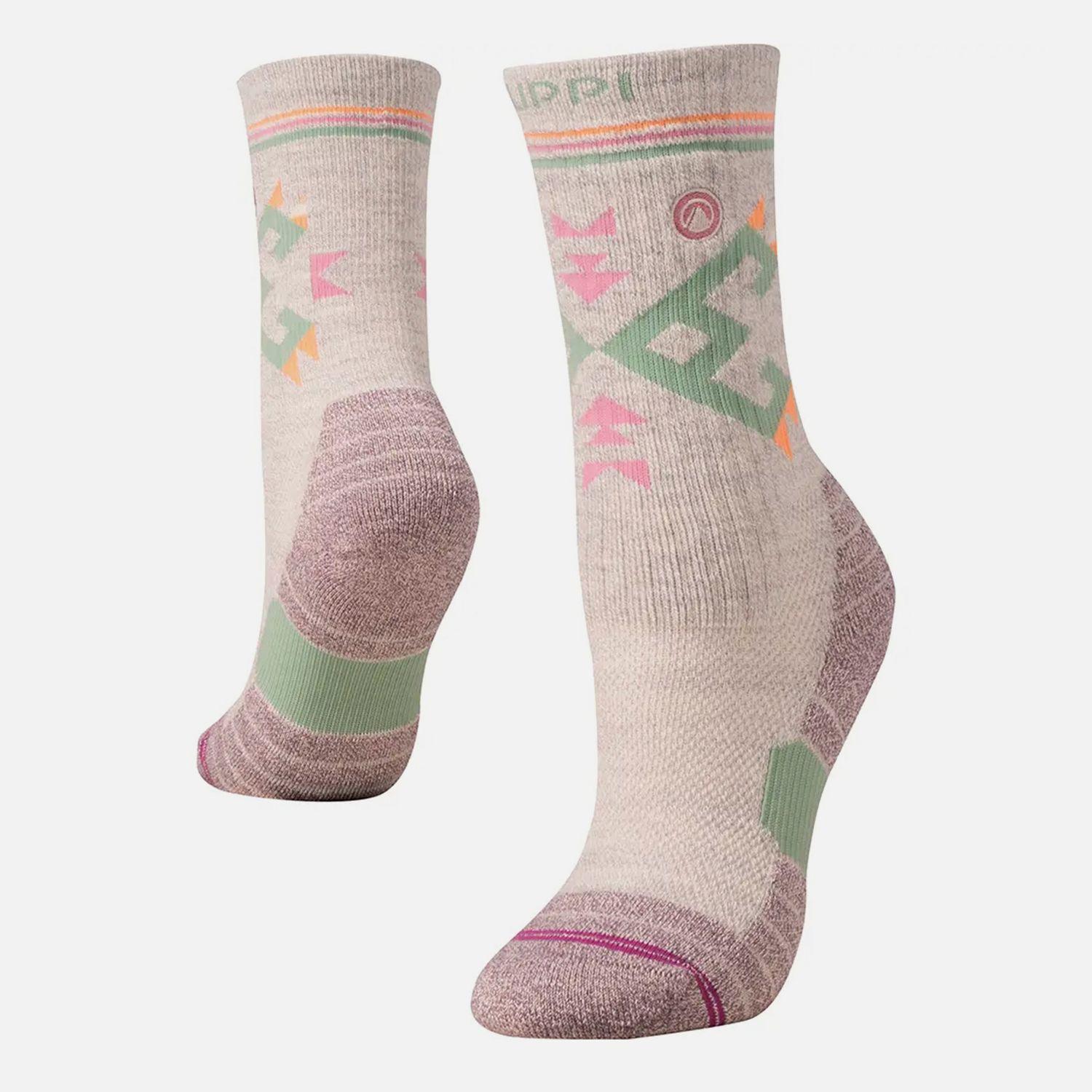 Calcetin Mujer Trekking Warm Socks Gris Claro Lippi I23-0