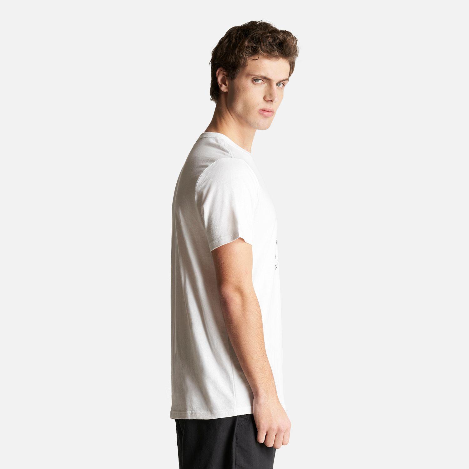 Polera Hombre Classic Piolet T-Shirt Blanco Lippi-2