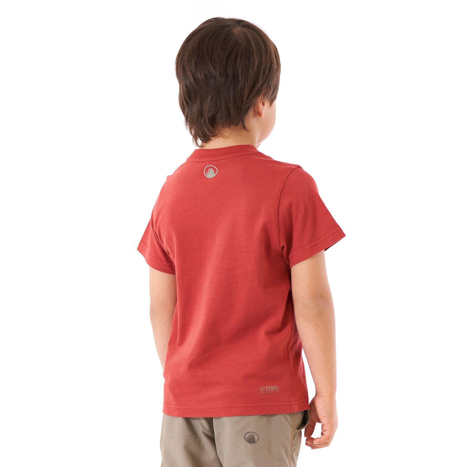 Polera Niño Country UV-Stop T-Shirt Terracota Lippi-3