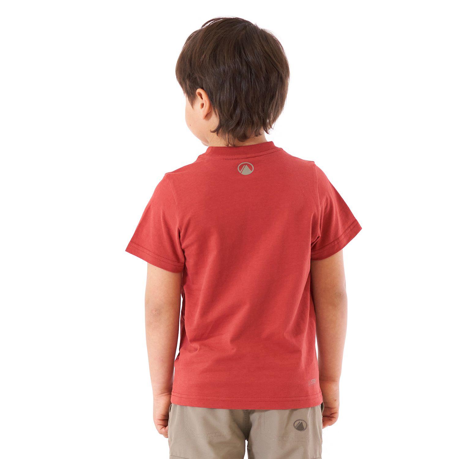 Polera Niño Country UV-Stop T-Shirt Terracota Lippi-5