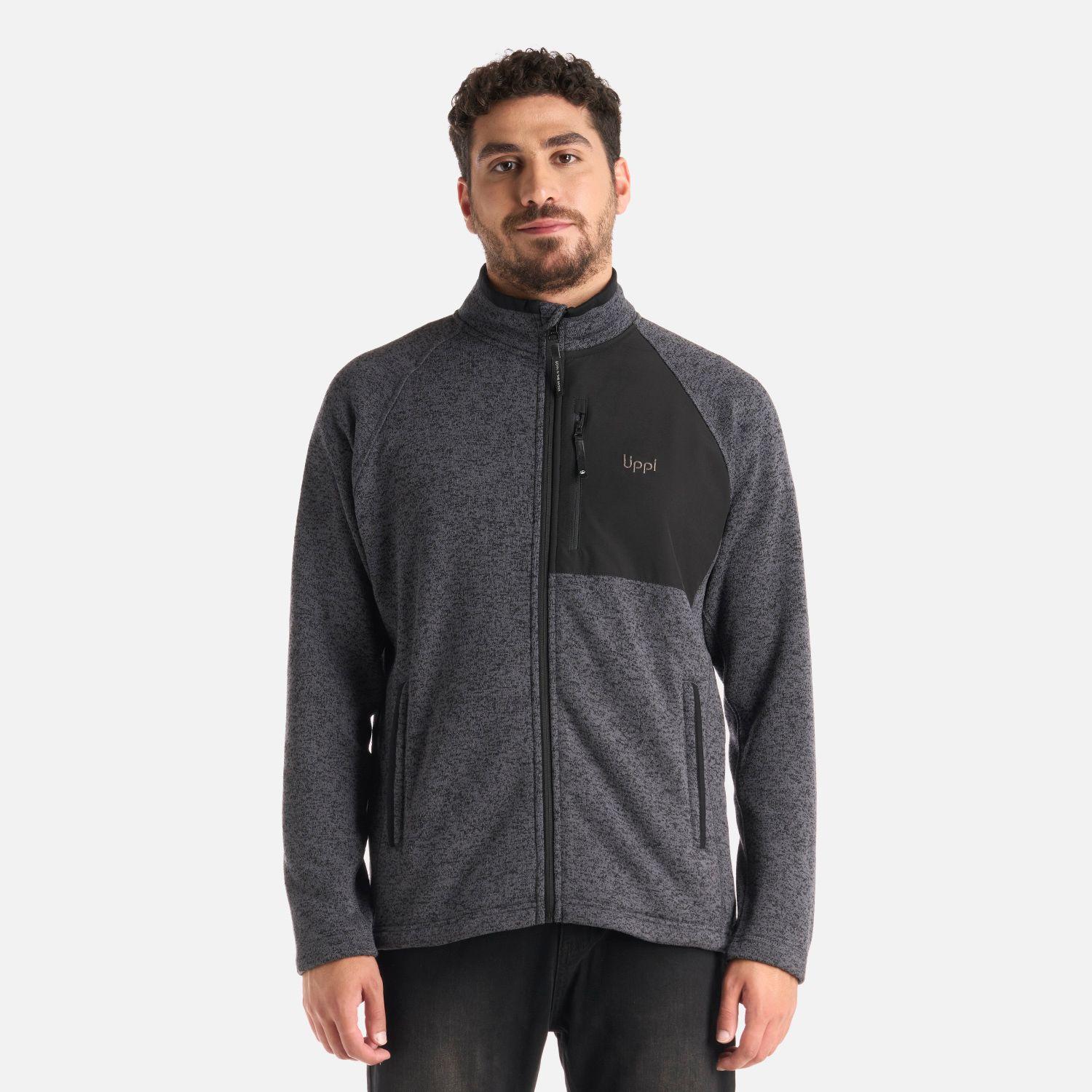 Polar Hombre Coronado Blend-Pro Jacket Melange Negro Lippi-0
