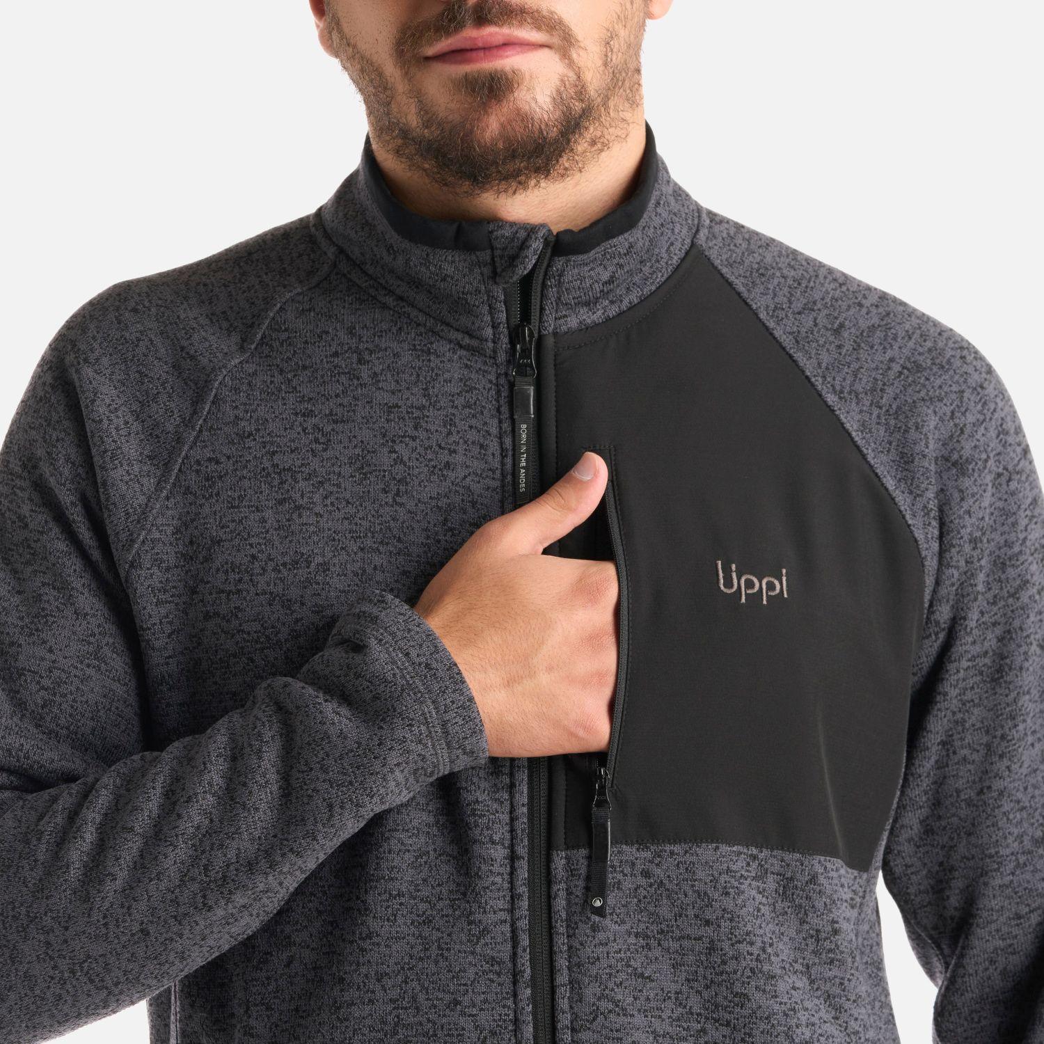 Polar Hombre Coronado Blend-Pro Jacket Melange Negro Lippi-3
