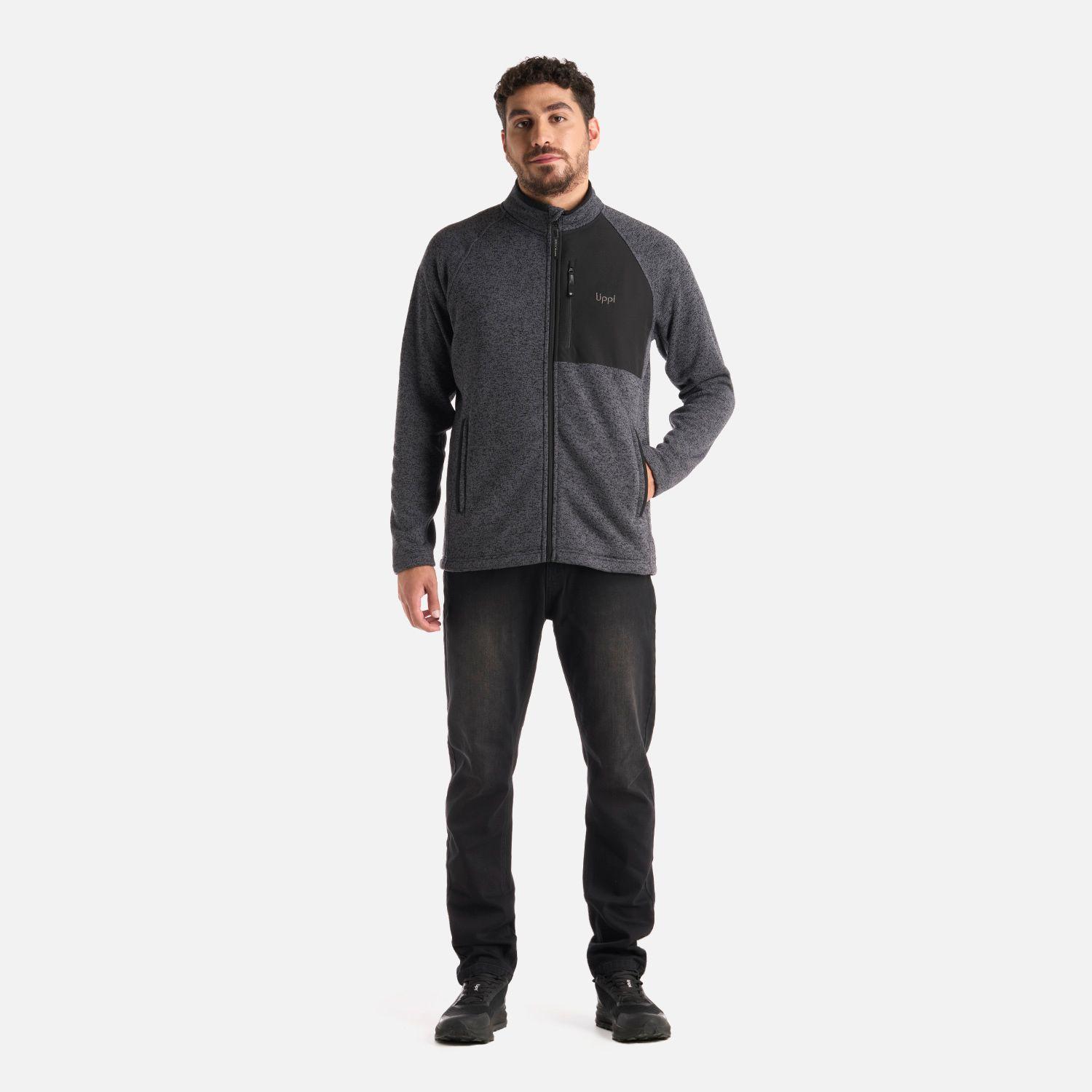 Polar Hombre Coronado Blend-Pro Jacket Melange Negro Lippi-5