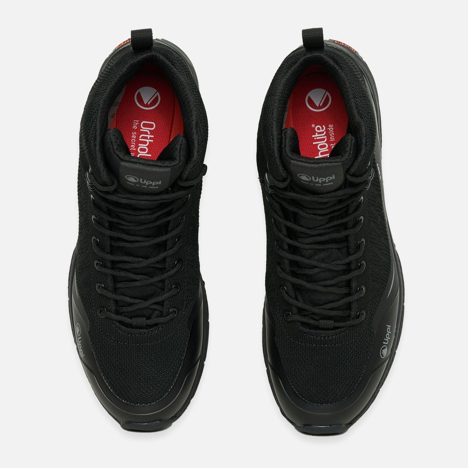 Botín Hombre Light Rock Mid ECO All Black Lippi-5