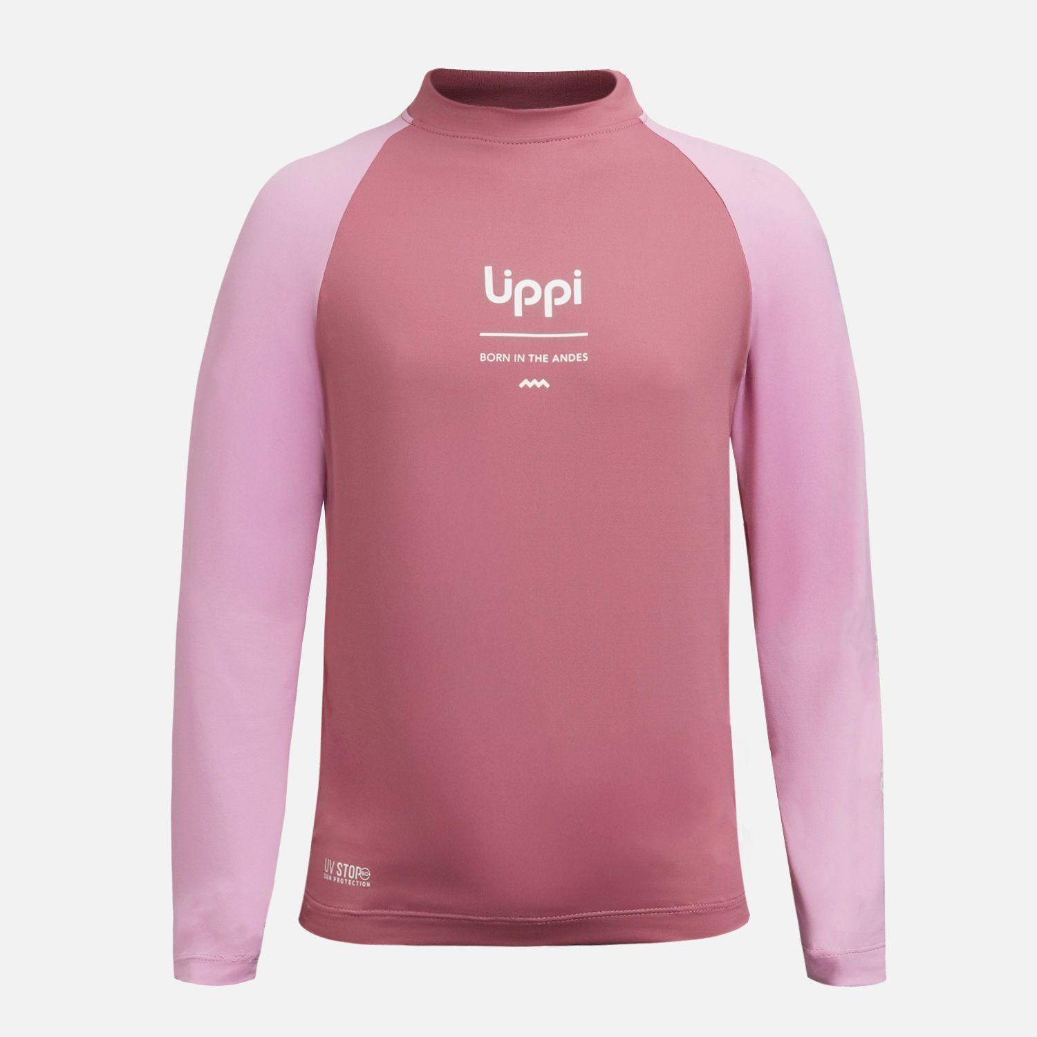 Polera Niña Sun Pro T-Shirt Rosa Oscuro Lippi V26-6