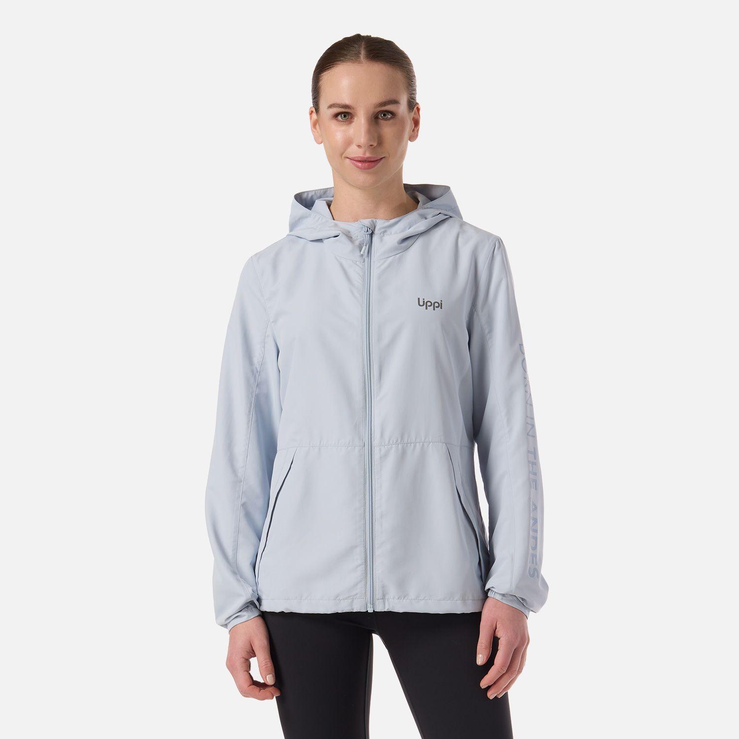 Chaqueta Mujer Nightfall Windbreaker Hoody Jacket Celeste Lippi V26-0