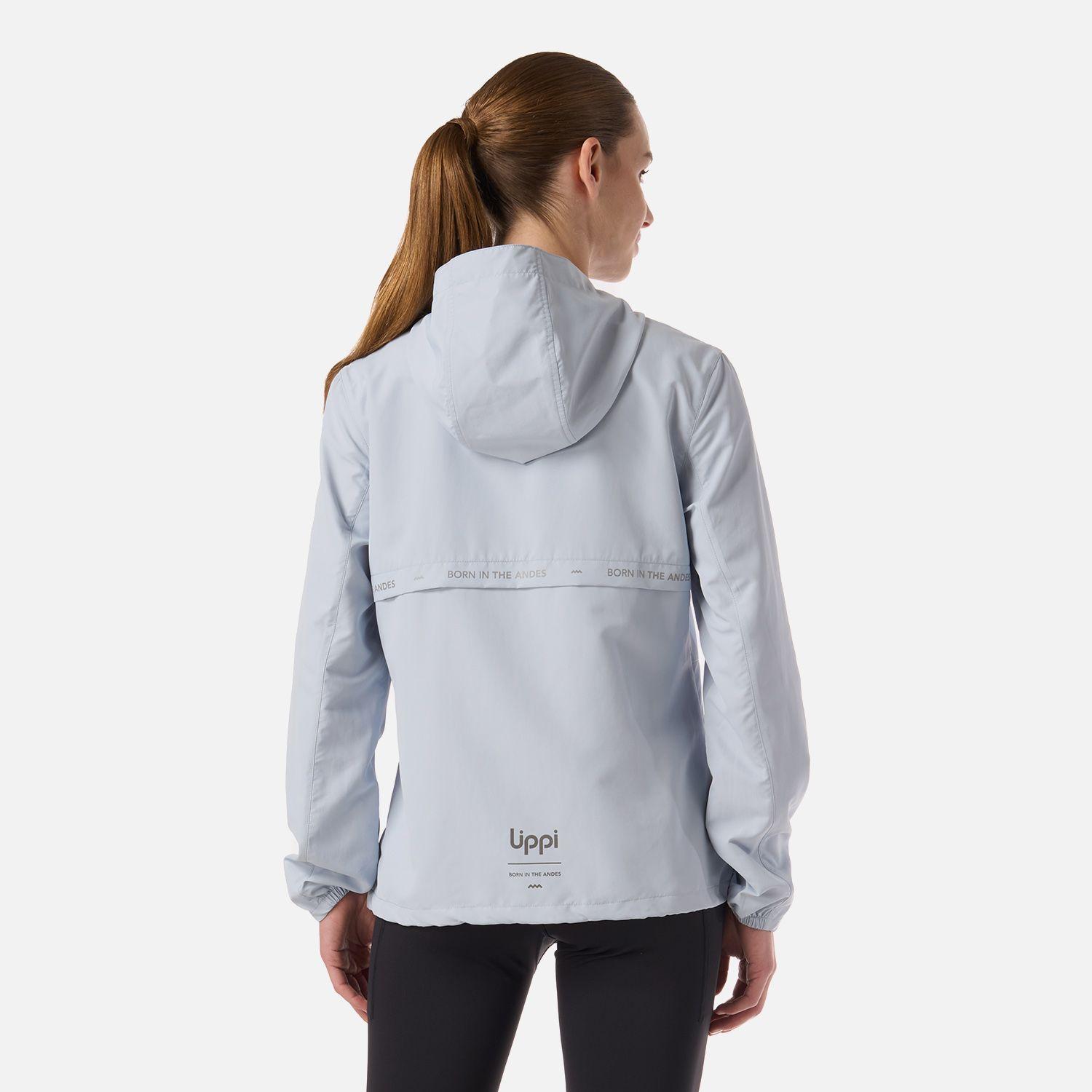 Chaqueta Mujer Nightfall Windbreaker Hoody Jacket Celeste Lippi V26-2