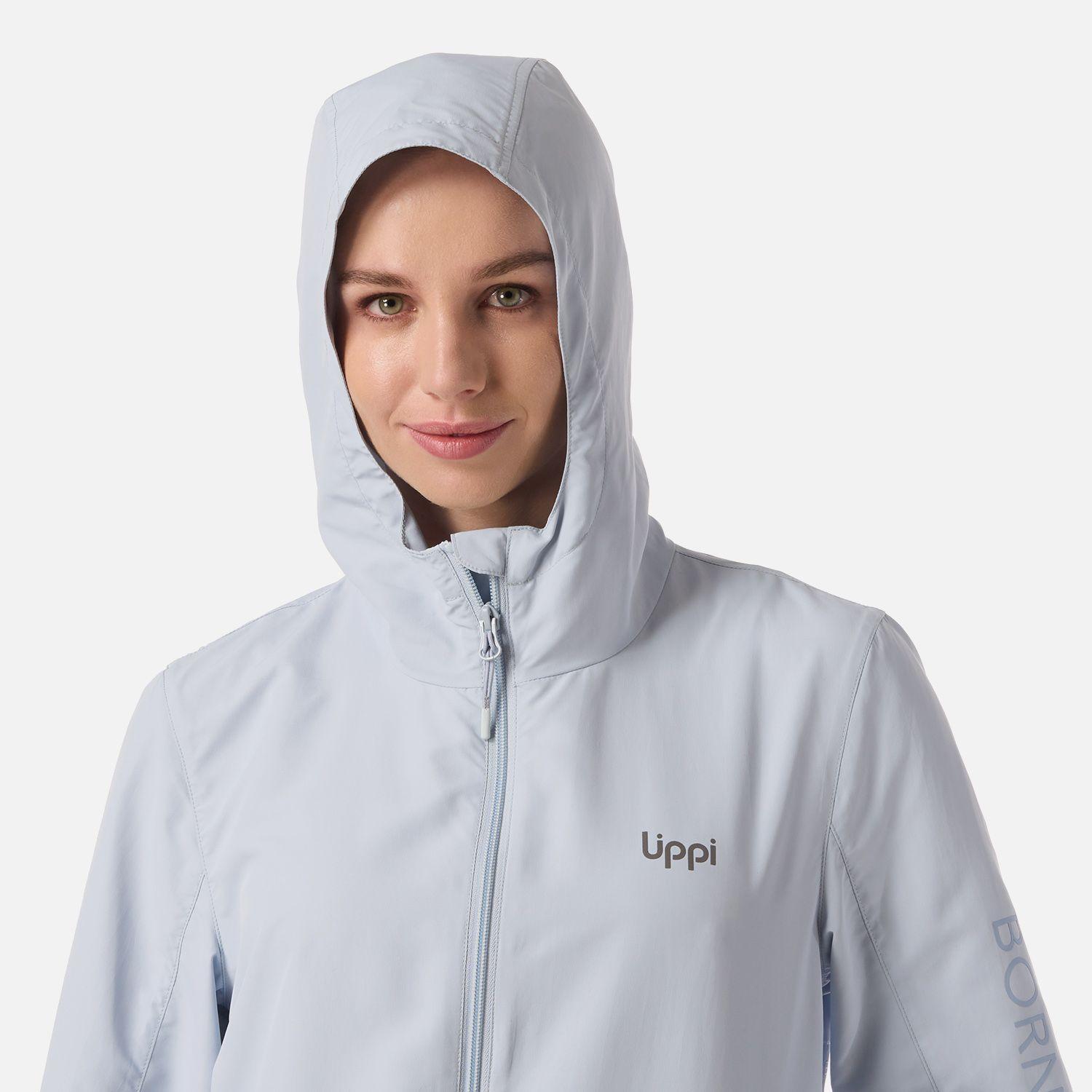 Chaqueta Mujer Nightfall Windbreaker Hoody Jacket Celeste Lippi V26-3