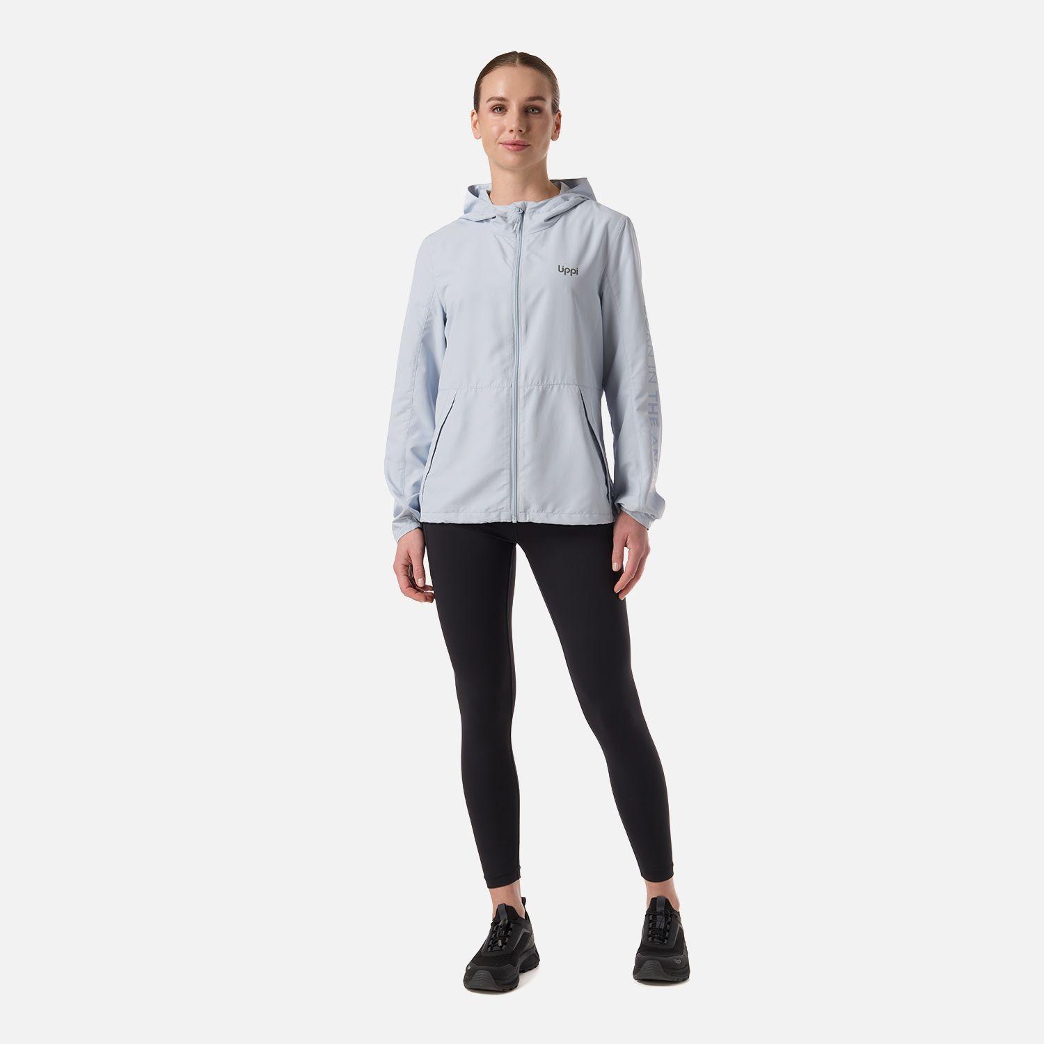 Chaqueta Mujer Nightfall Windbreaker Hoody Jacket Celeste Lippi V26-6