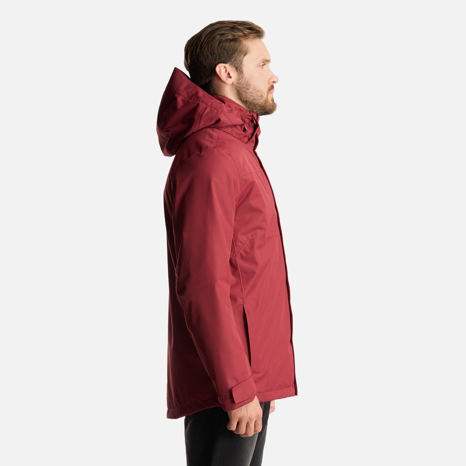 Chaqueta Hombre Tres Cruces Fusion-3 Hoody Jacket Burdeo Lippi-3
