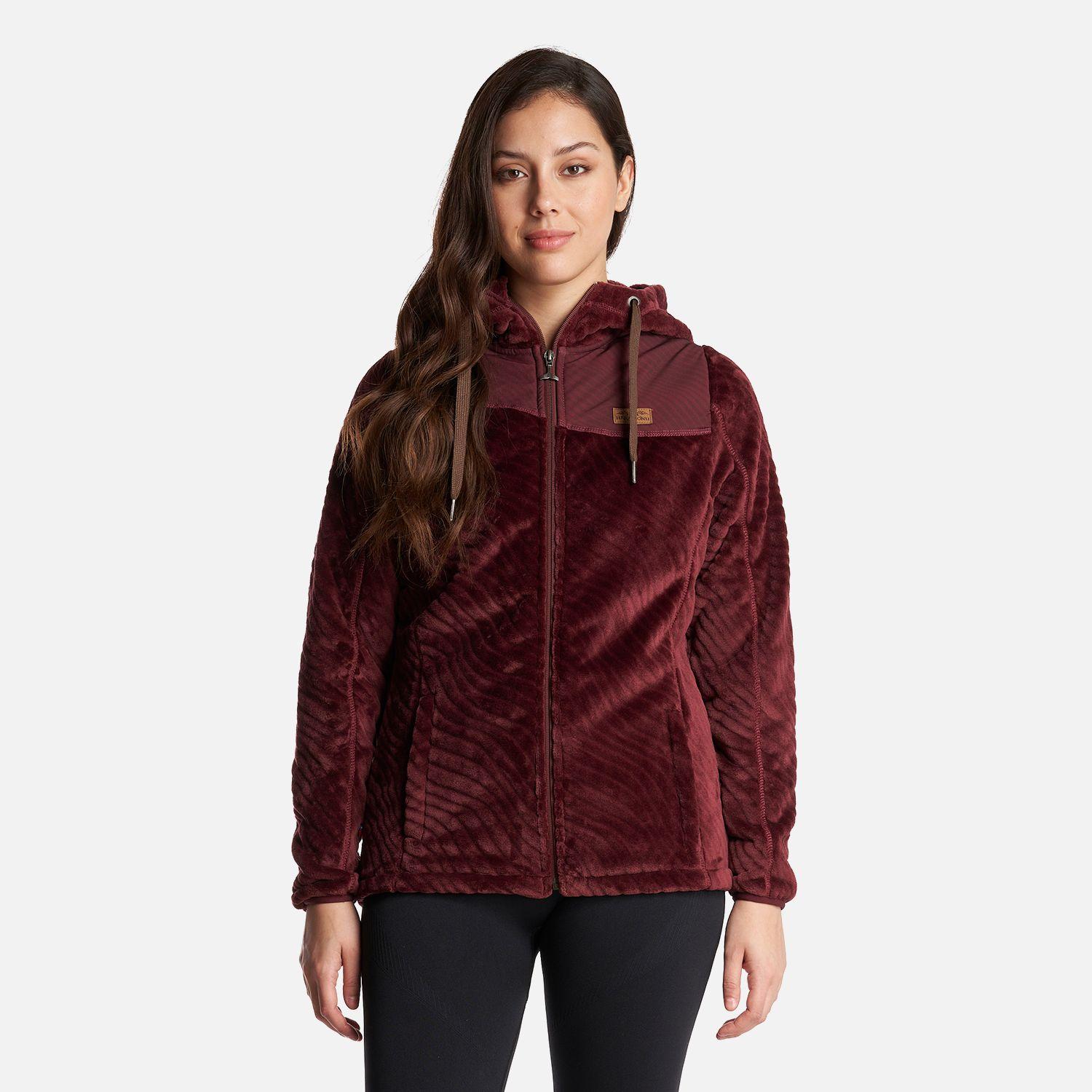 Poleron Mujer Polaroid Burdeo Haka Honu V23-1