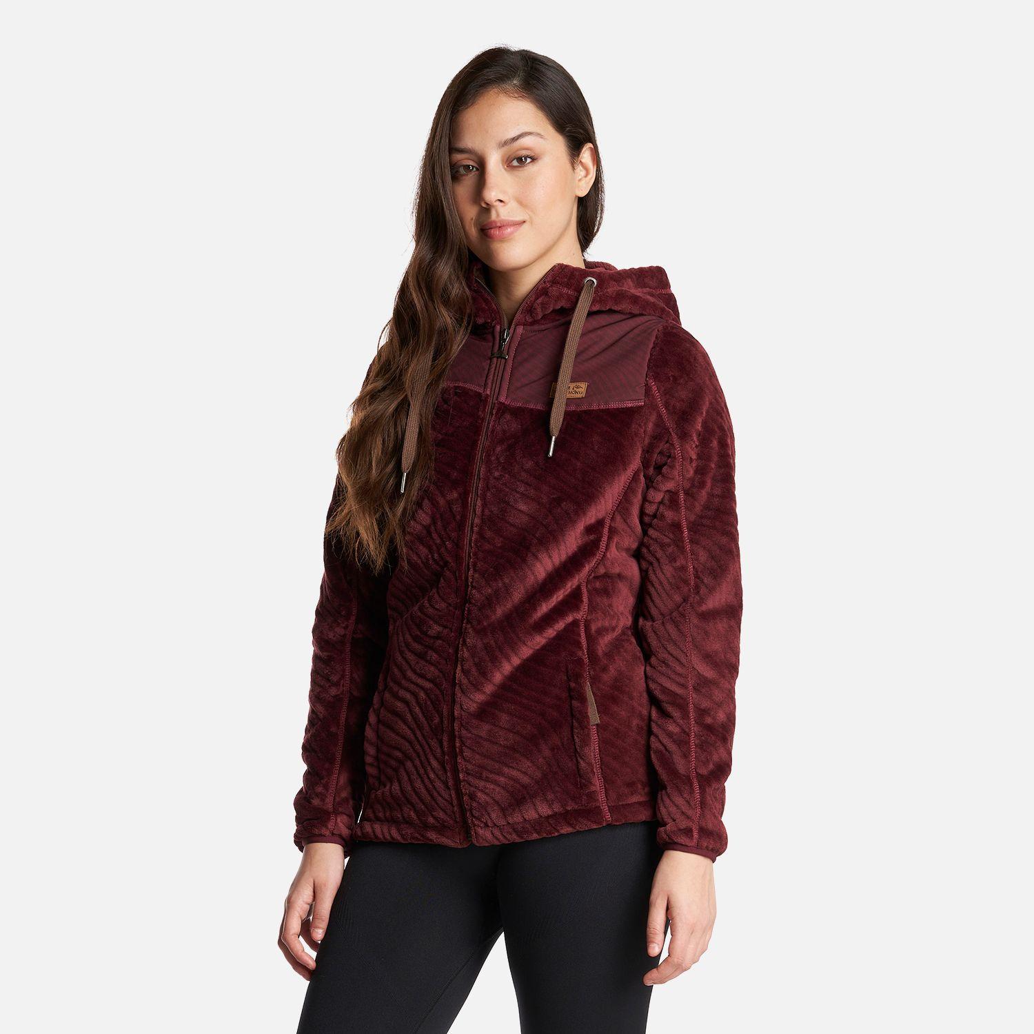 Poleron Mujer Polaroid Burdeo Haka Honu V23-2