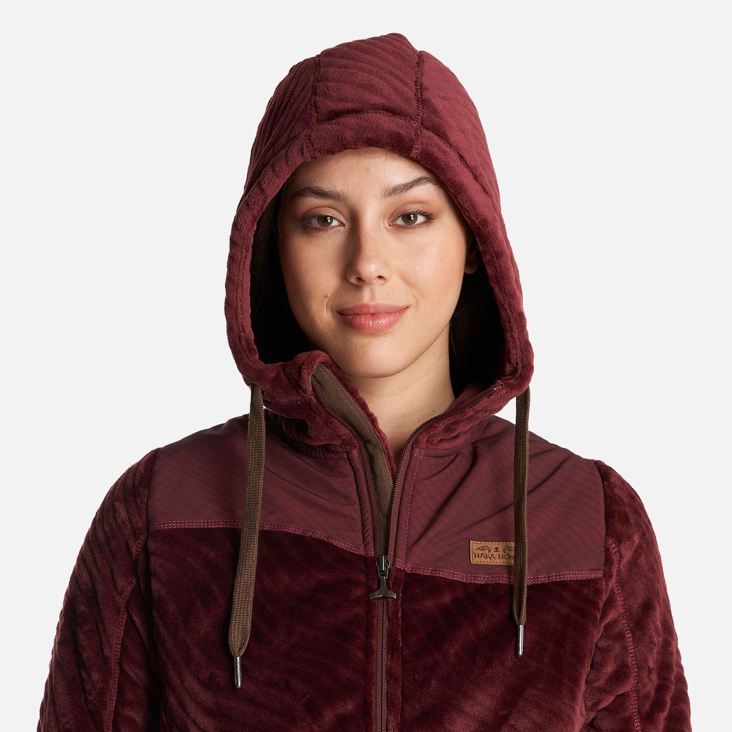 Poleron Mujer Polaroid Burdeo Haka Honu V23-4