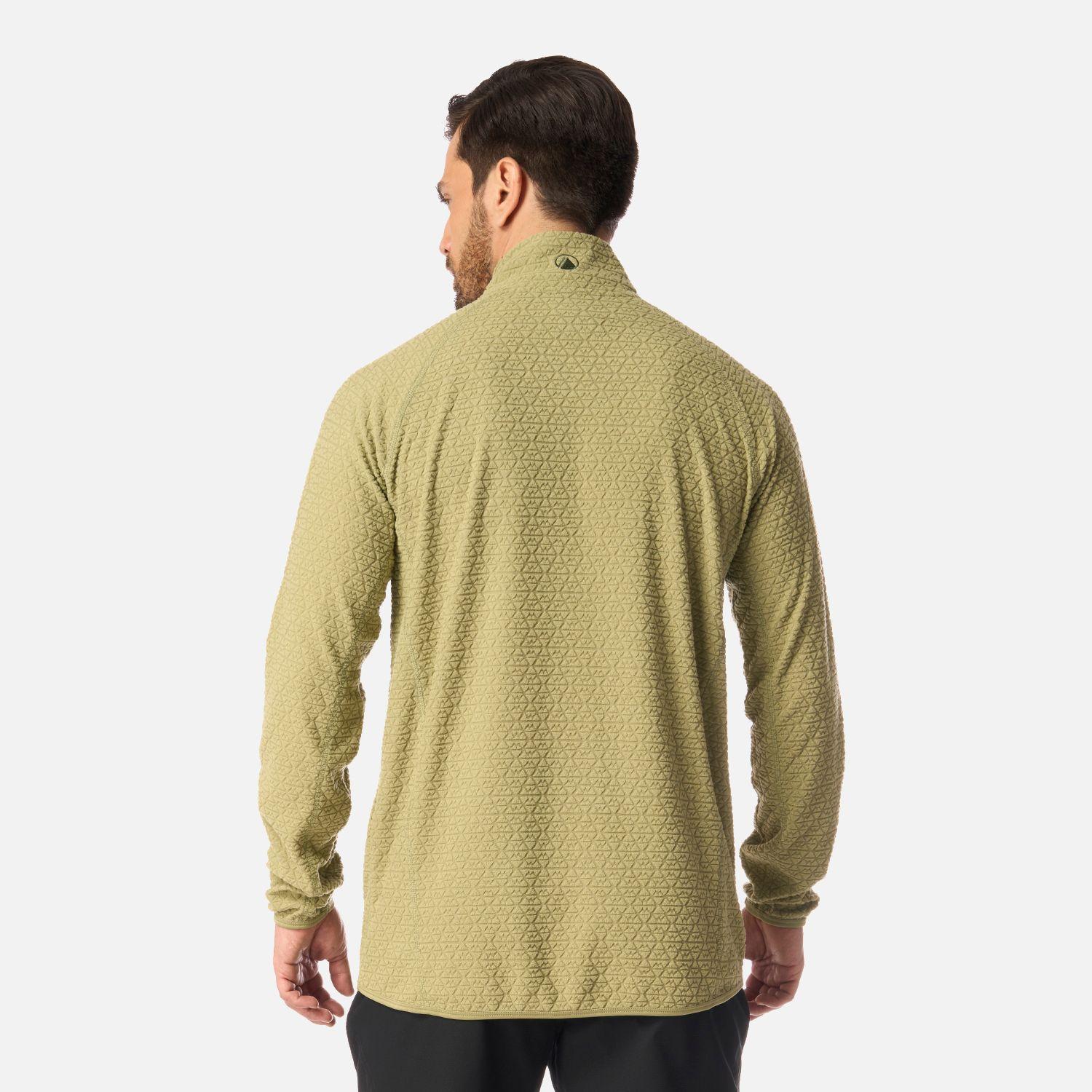Polerón Hombre Jacaranda Nano-F 1/4 Zip Verde Lippi-2