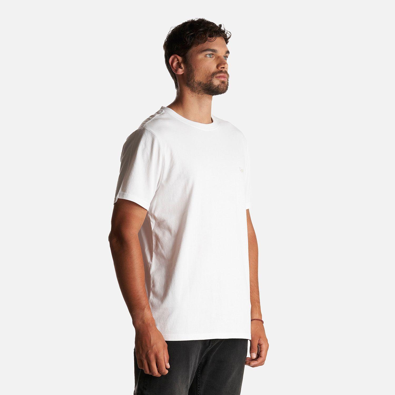 Polera Hombre Ulmo Cotton UV-Stop T-Shirt Blanco Lippi I23-2