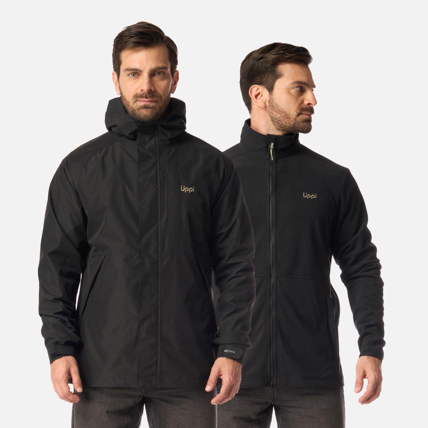 Chaqueta Hombre Lake Fusion 3 B-Dry Jacket Negro Lippi I26-0
