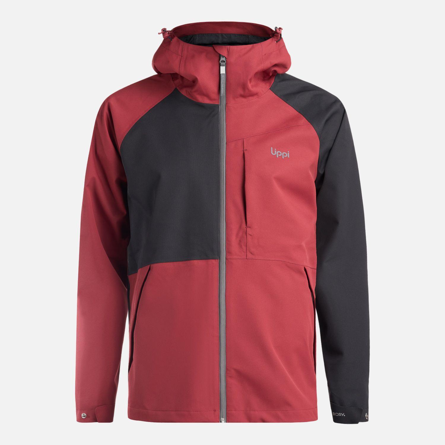 Chaqueta Hombre Massif B-Dry Hoody Jacket Burdeo Lippi-0