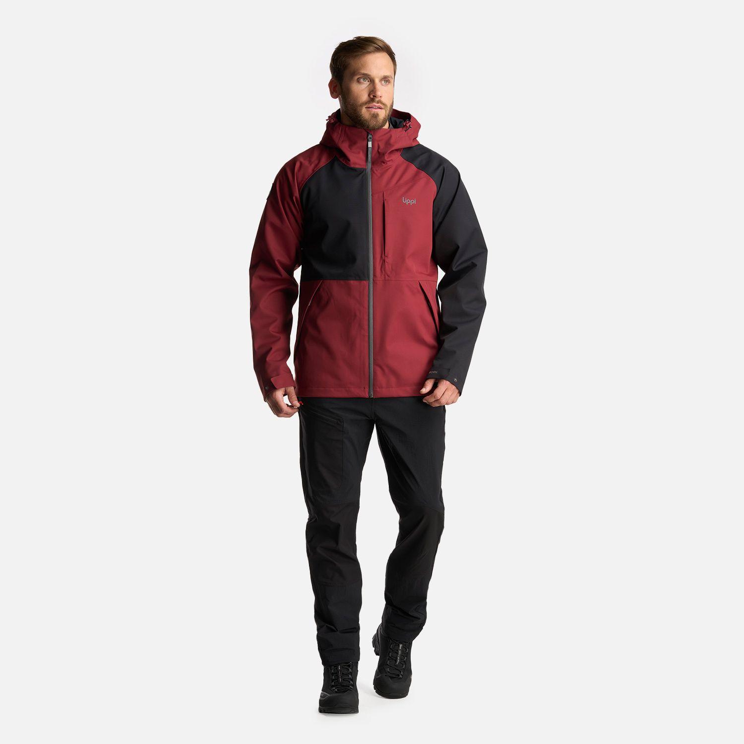 Chaqueta Hombre Massif B-Dry Hoody Jacket Burdeo Lippi-8
