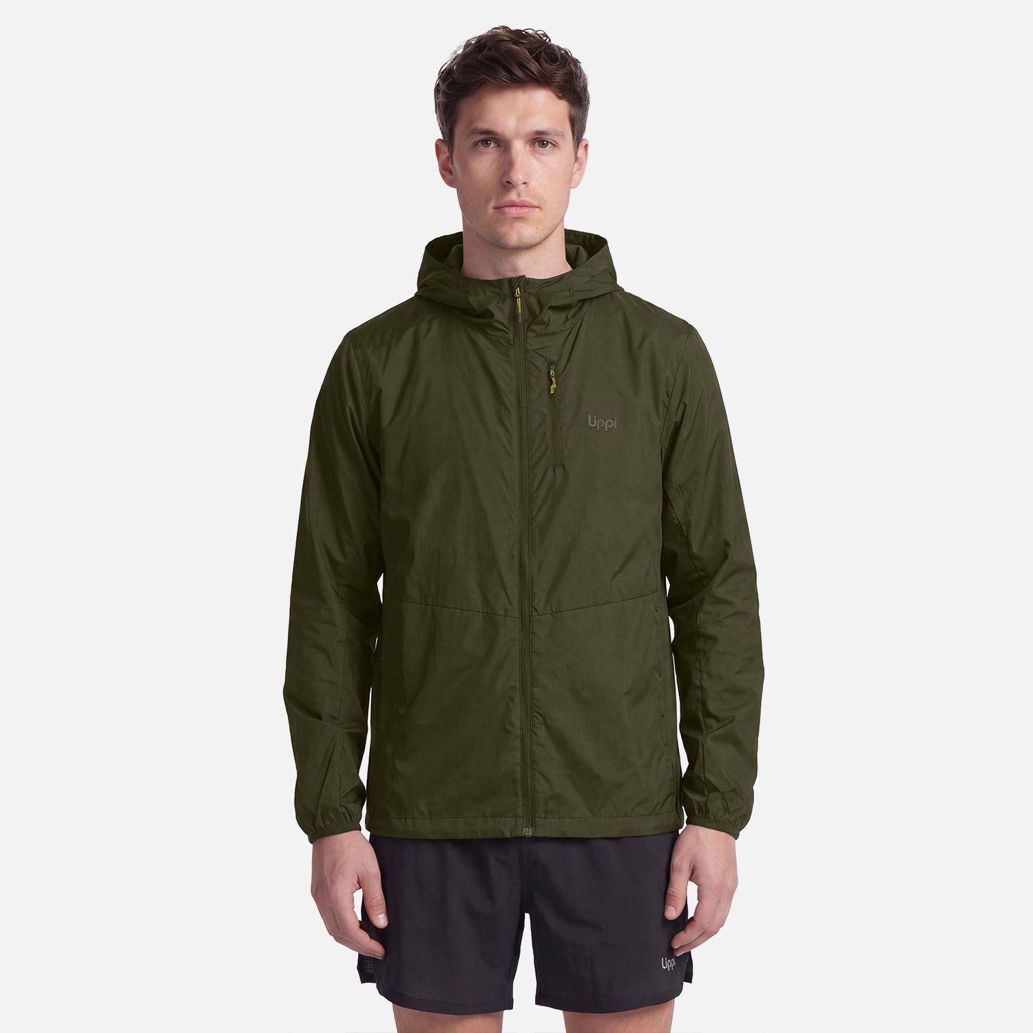 Chaqueta Hombre Nightfall SL Windbreaker Hoody Jacket Verde Militar Lippi V27-0