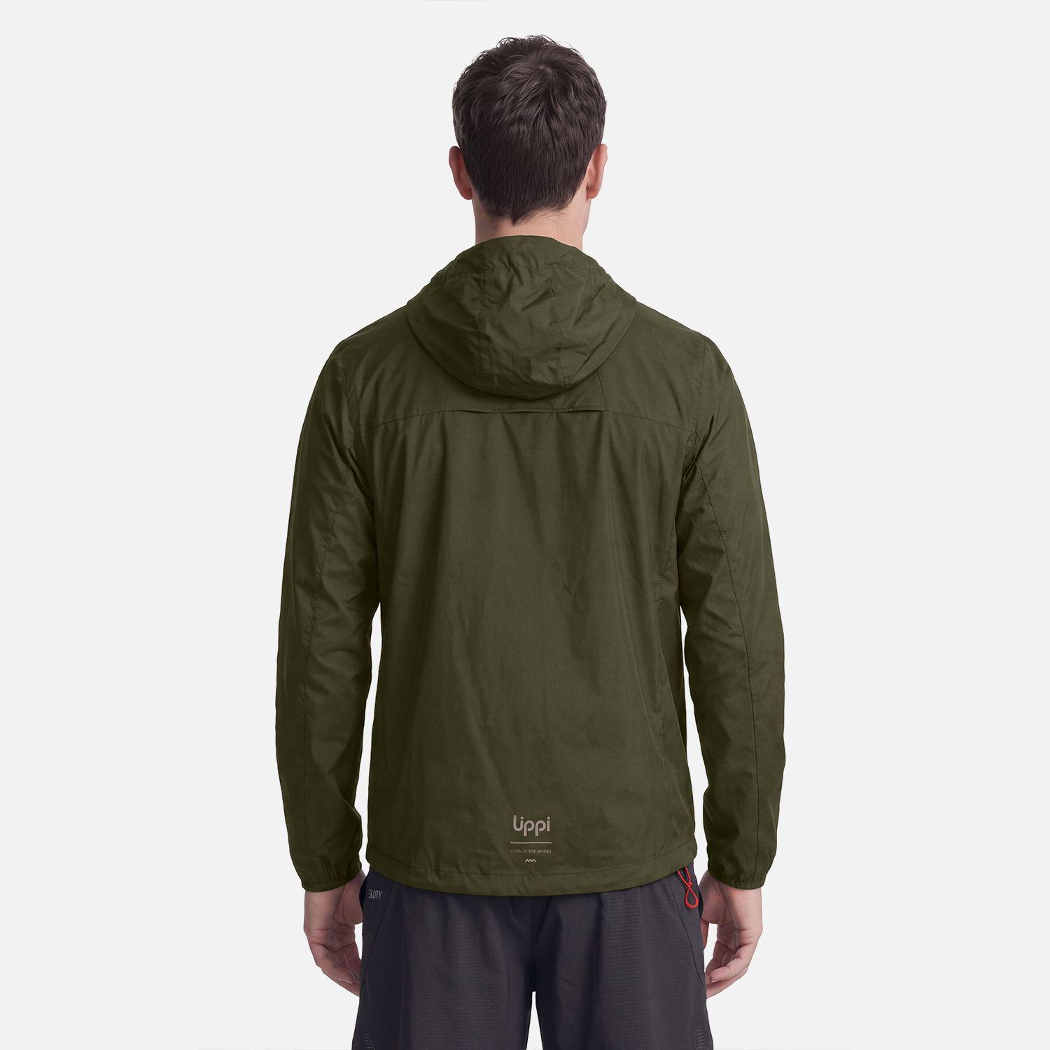 Chaqueta Hombre Nightfall SL Windbreaker Hoody Jacket Verde Militar Lippi V27-1