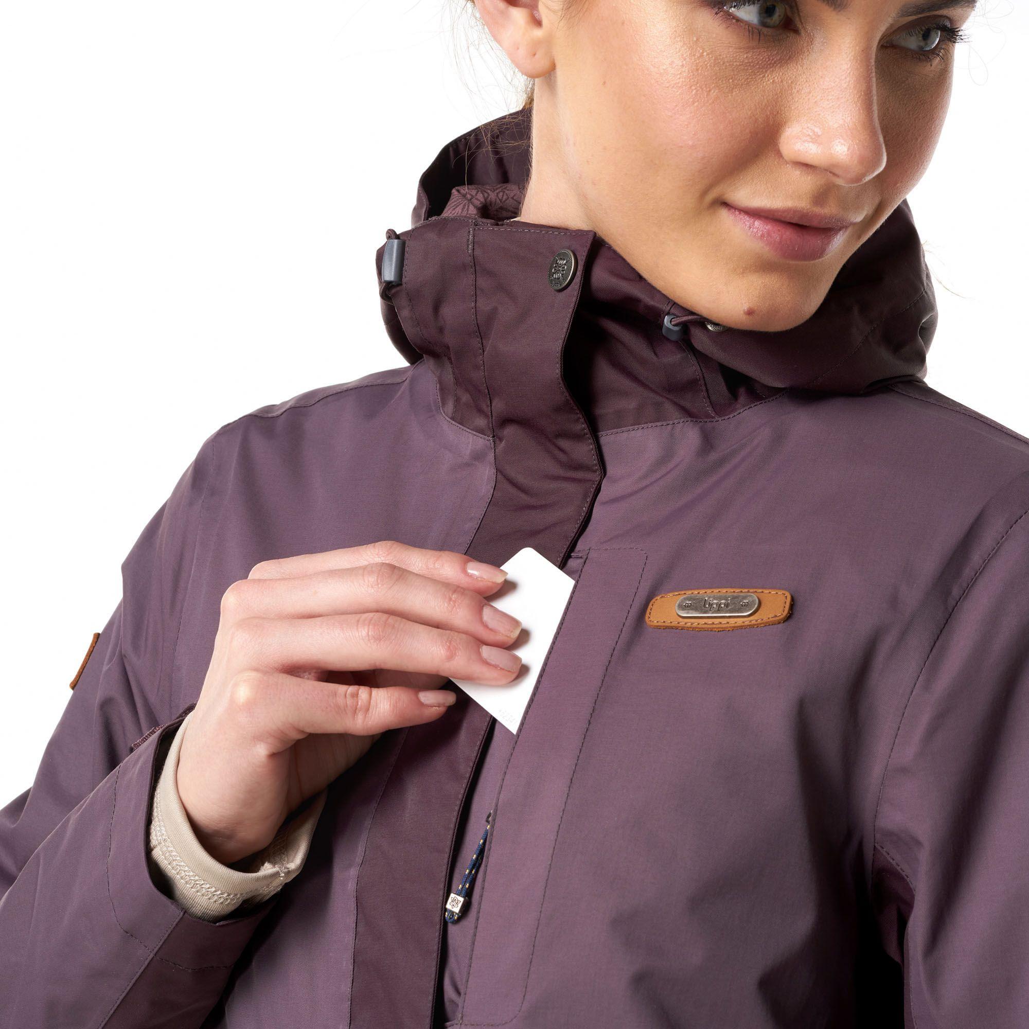 Chaqueta Mujer Drizzle B-Dry Jacket Azul Grisaceo Lippi-4