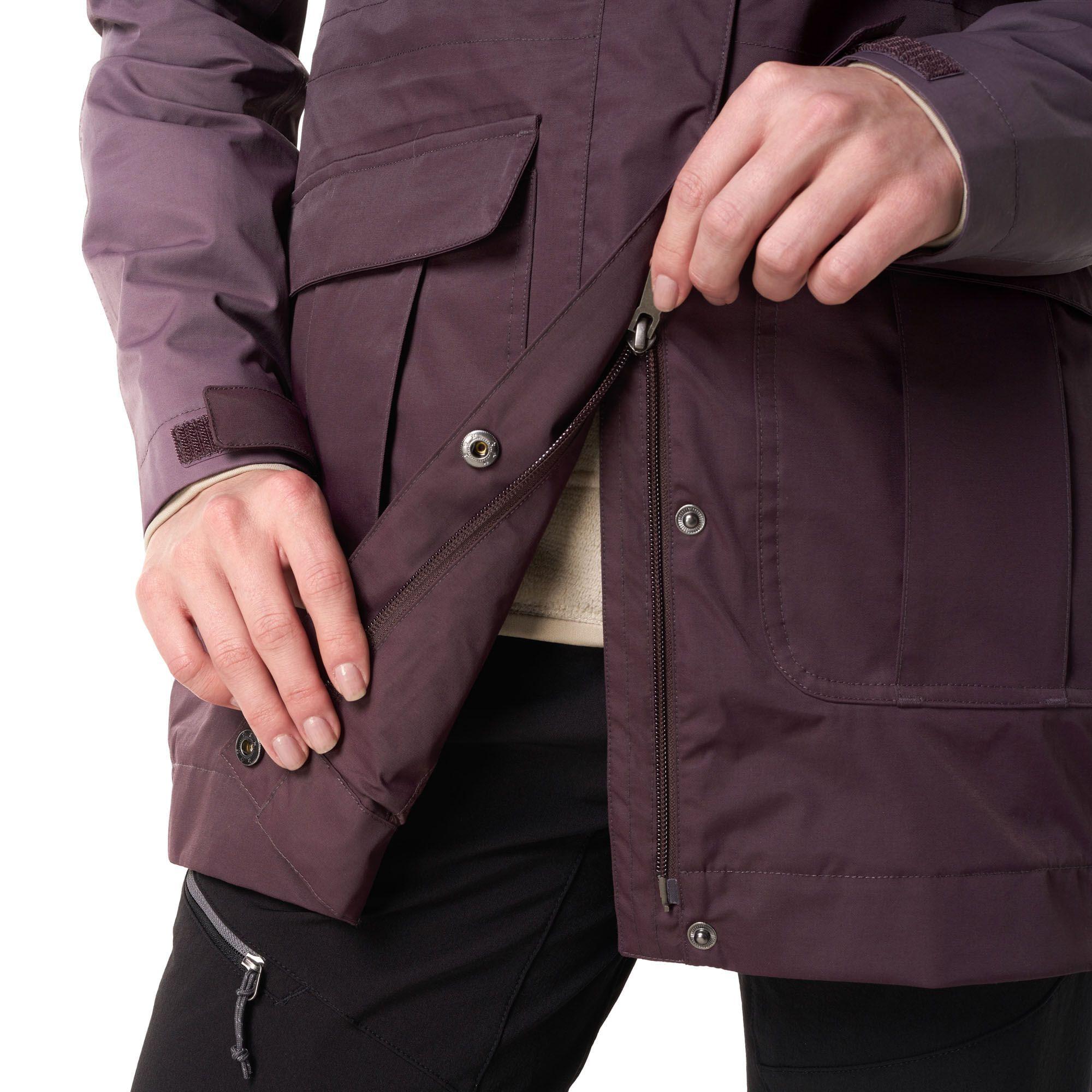 Chaqueta Mujer Drizzle B-Dry Jacket Azul Grisaceo Lippi-5