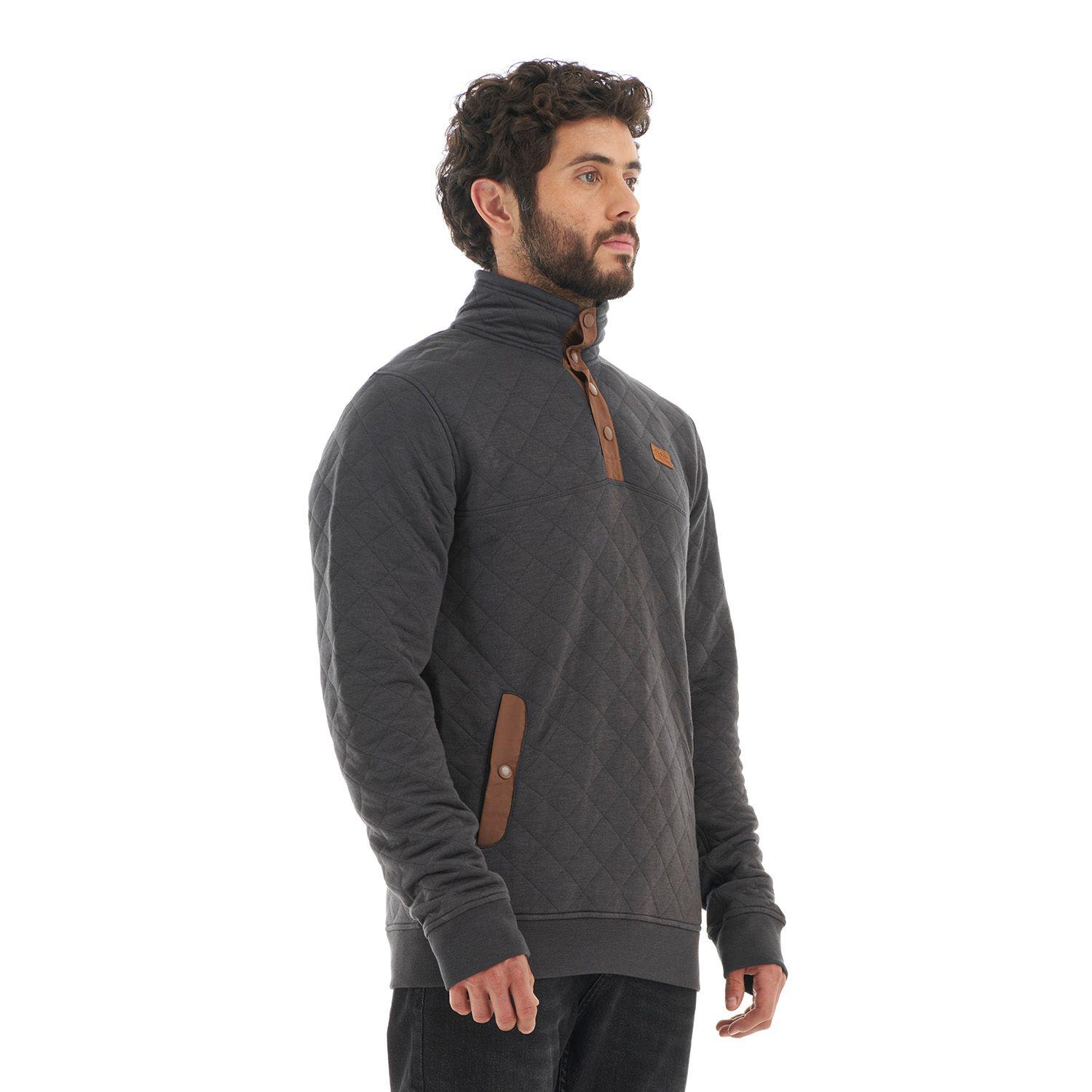 Poleron Hombre Tokerau insulado Negro Haka Honu-2