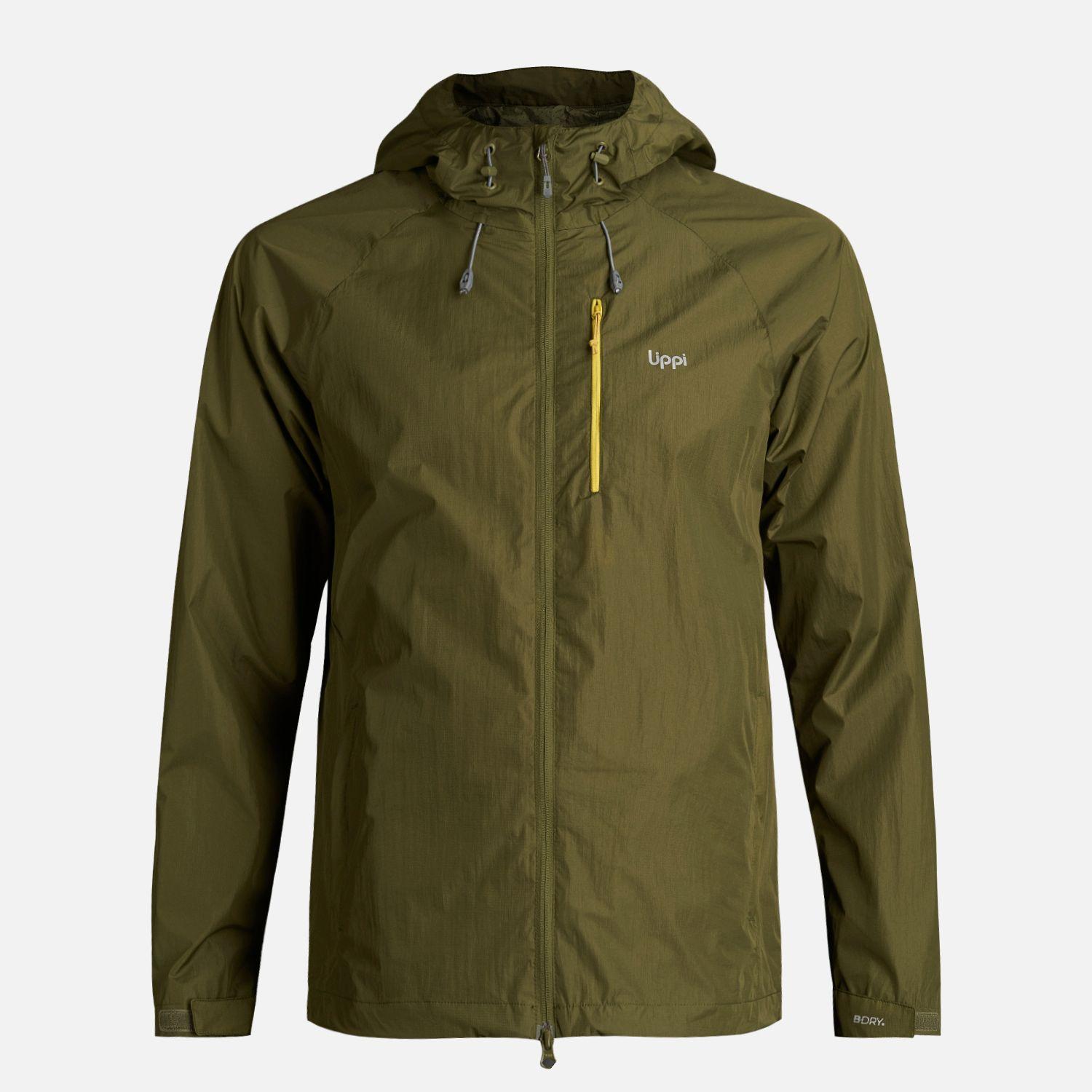Chaqueta Hombre Nassau B-Dry Hoody Jacket Verde Oliva Lippi-0