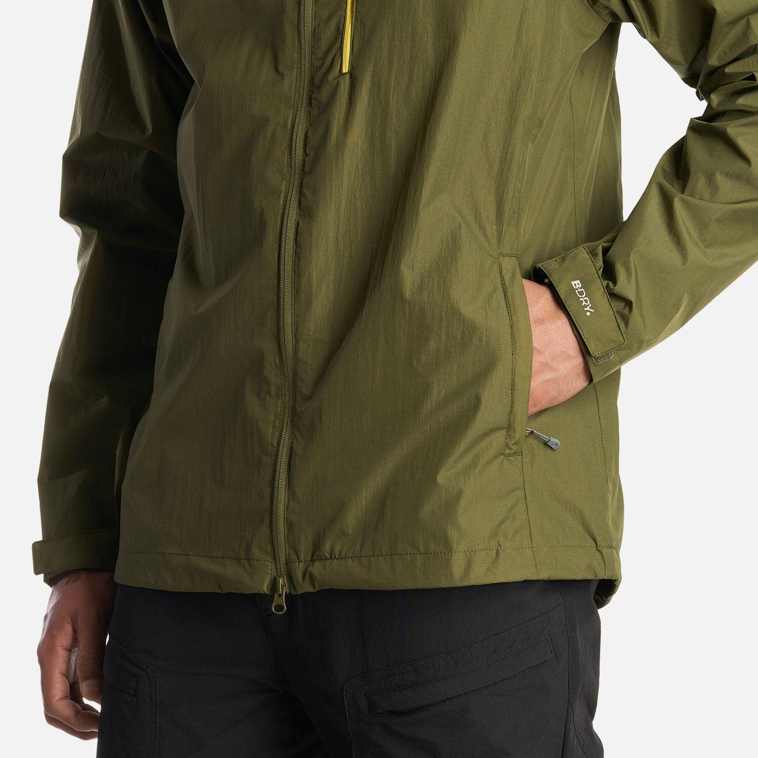 Chaqueta Hombre Nassau B-Dry Hoody Jacket Verde Oliva Lippi-5