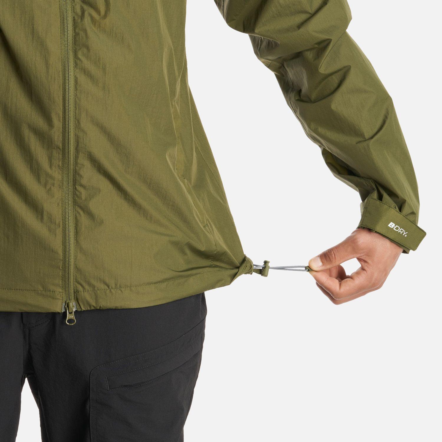 Chaqueta Hombre Nassau B-Dry Hoody Jacket Verde Oliva Lippi-6