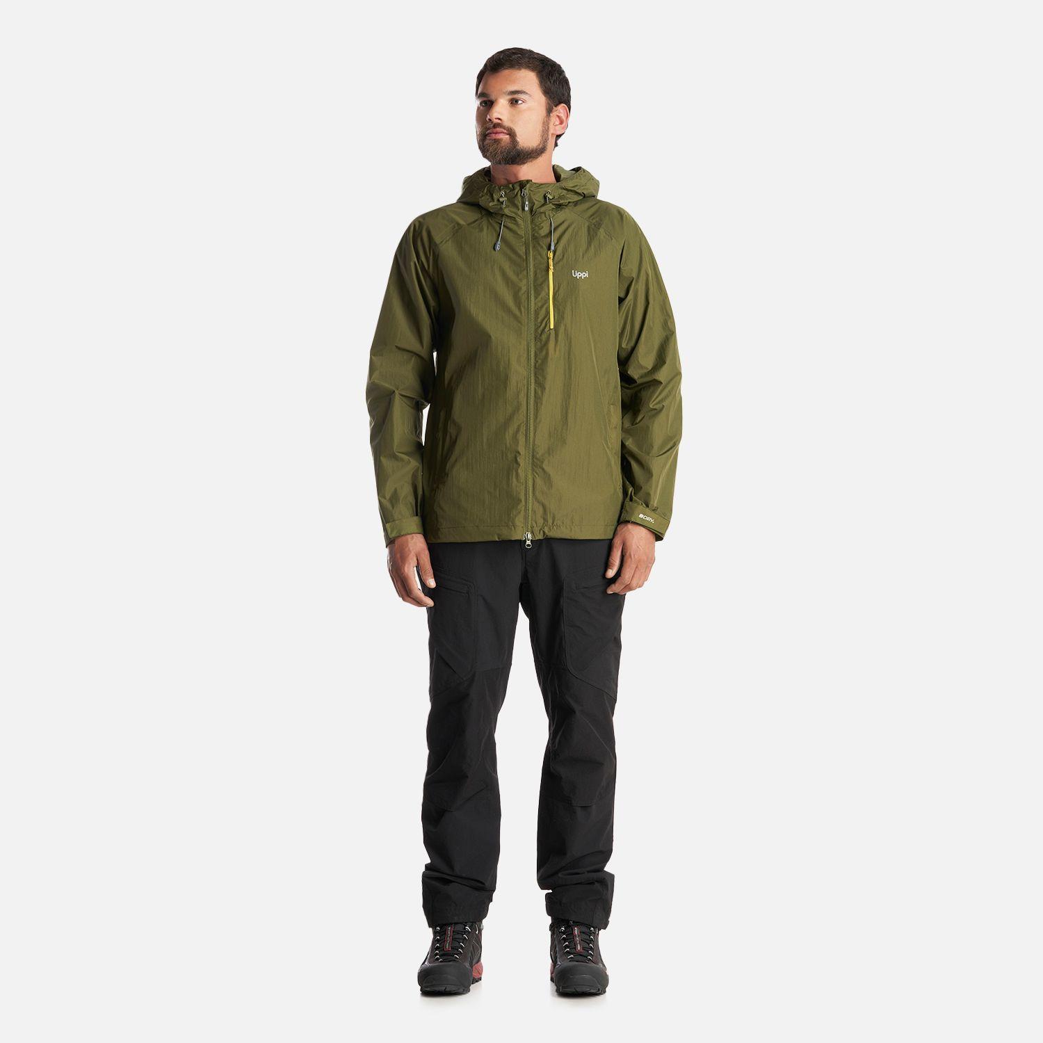 Chaqueta Hombre Nassau B-Dry Hoody Jacket Verde Oliva Lippi-9