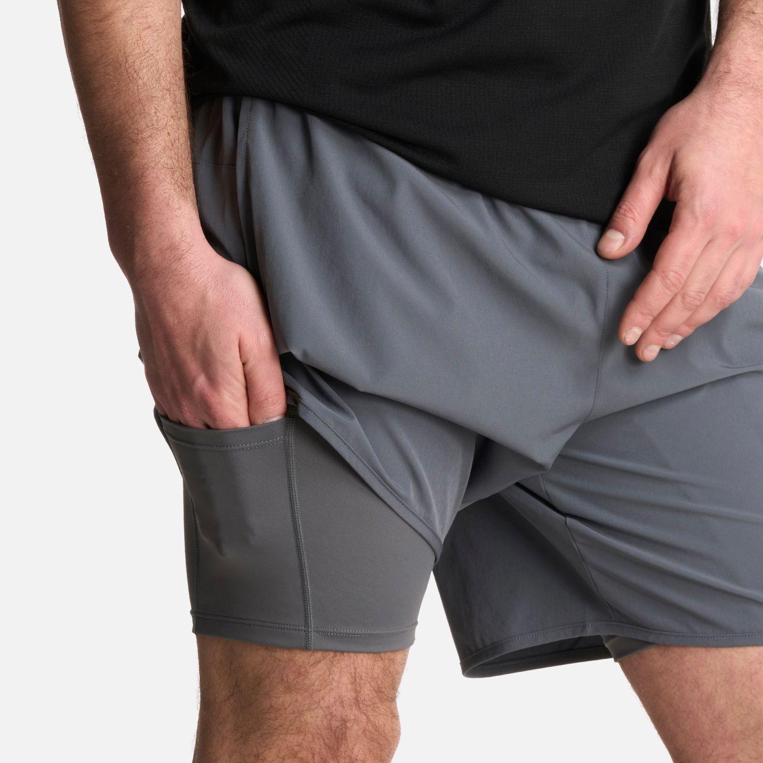 Short Hombre Go for it Shorts Gris Medio Lippi V25-5