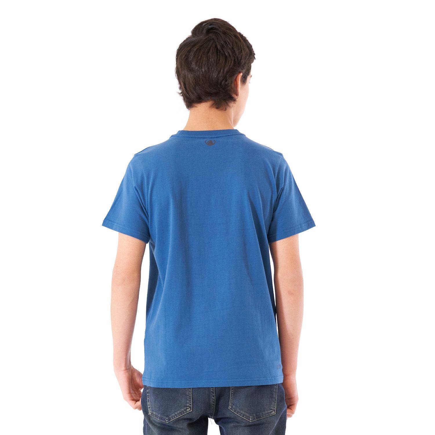 Polera Teen Boy Logo Lippi UV-Stop T-Shirt Azul Lippi V21-5