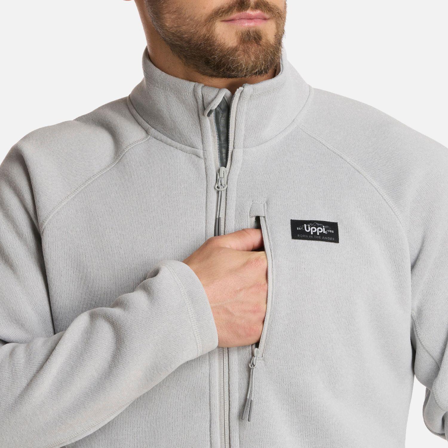 Polar Hombre Wrap Up Blend-Pro Jacket Gris Claro Lippi-3