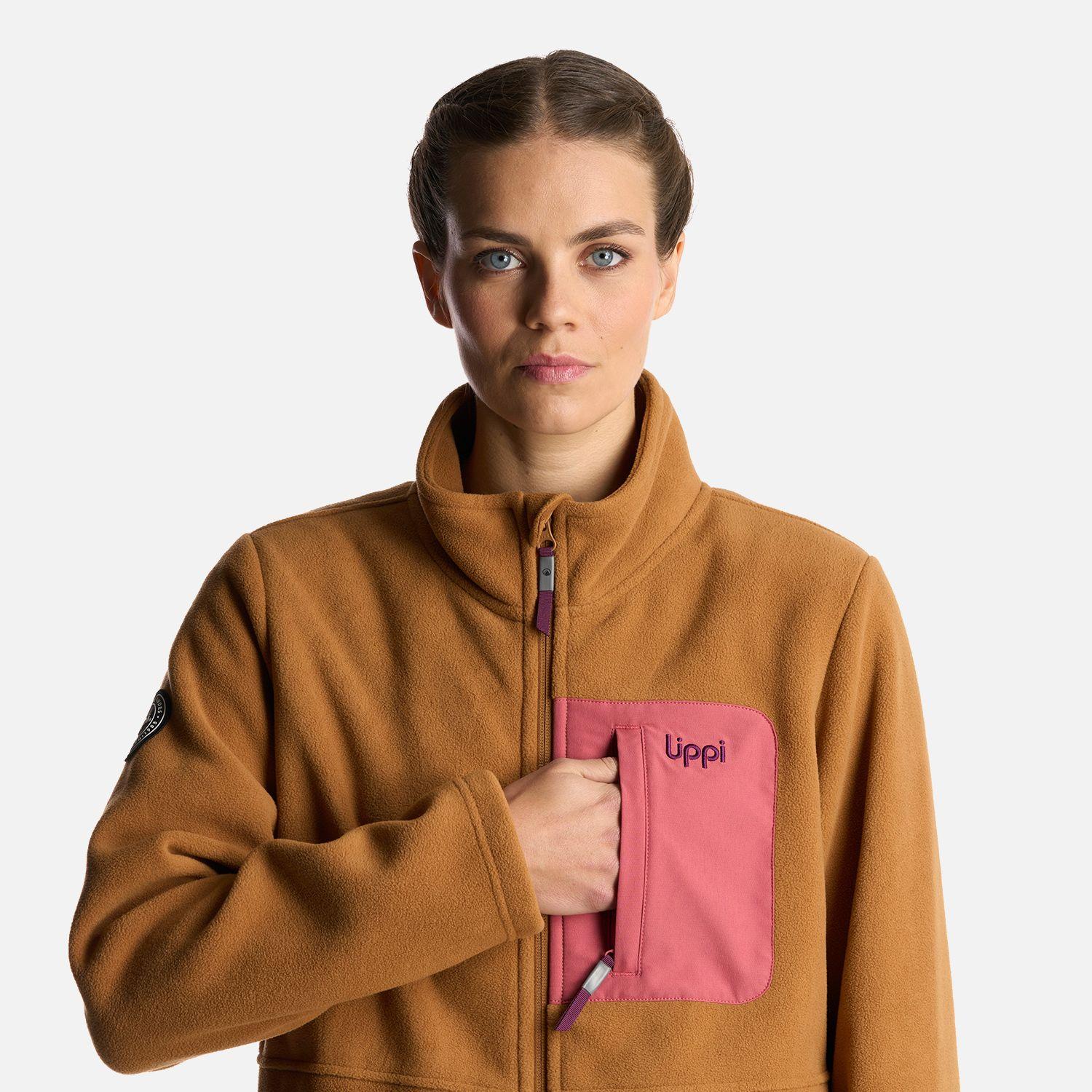 Chaqueta Mujer Macizo Sherpa Pro Jacket Cafe Claro Lippi-5