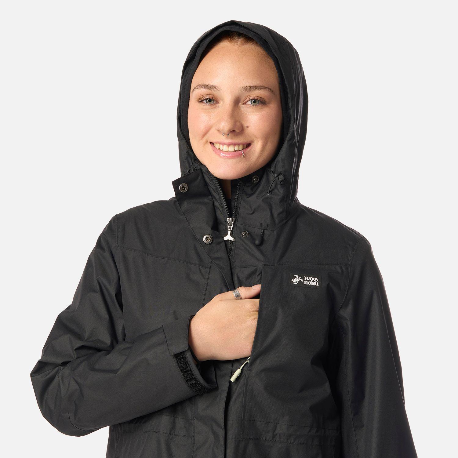 Chaqueta Mujer Corteza Negro Haka Honu I26-3