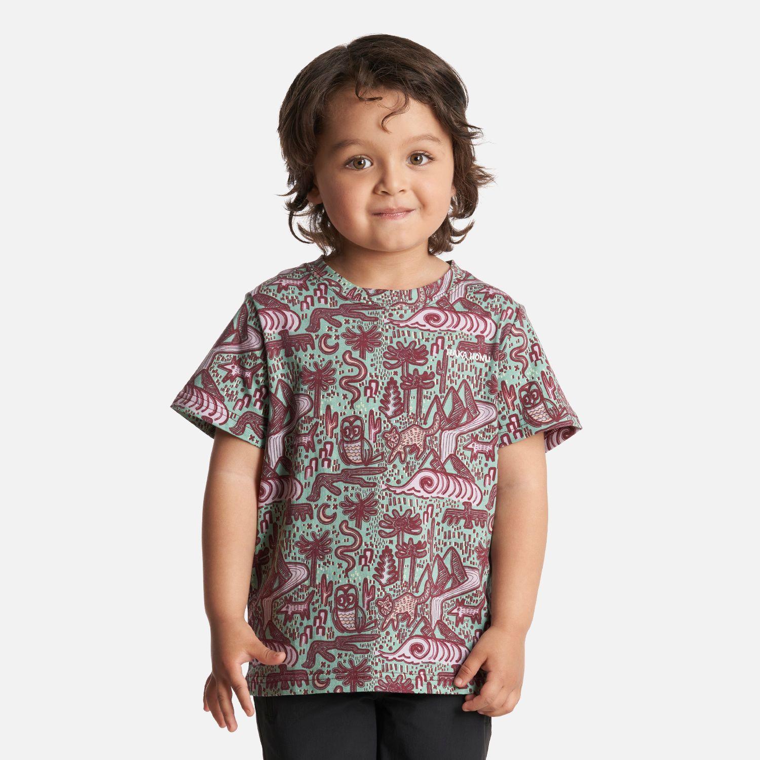 Polera Niño Tucuquere Print Jade Haka Honu V25-0