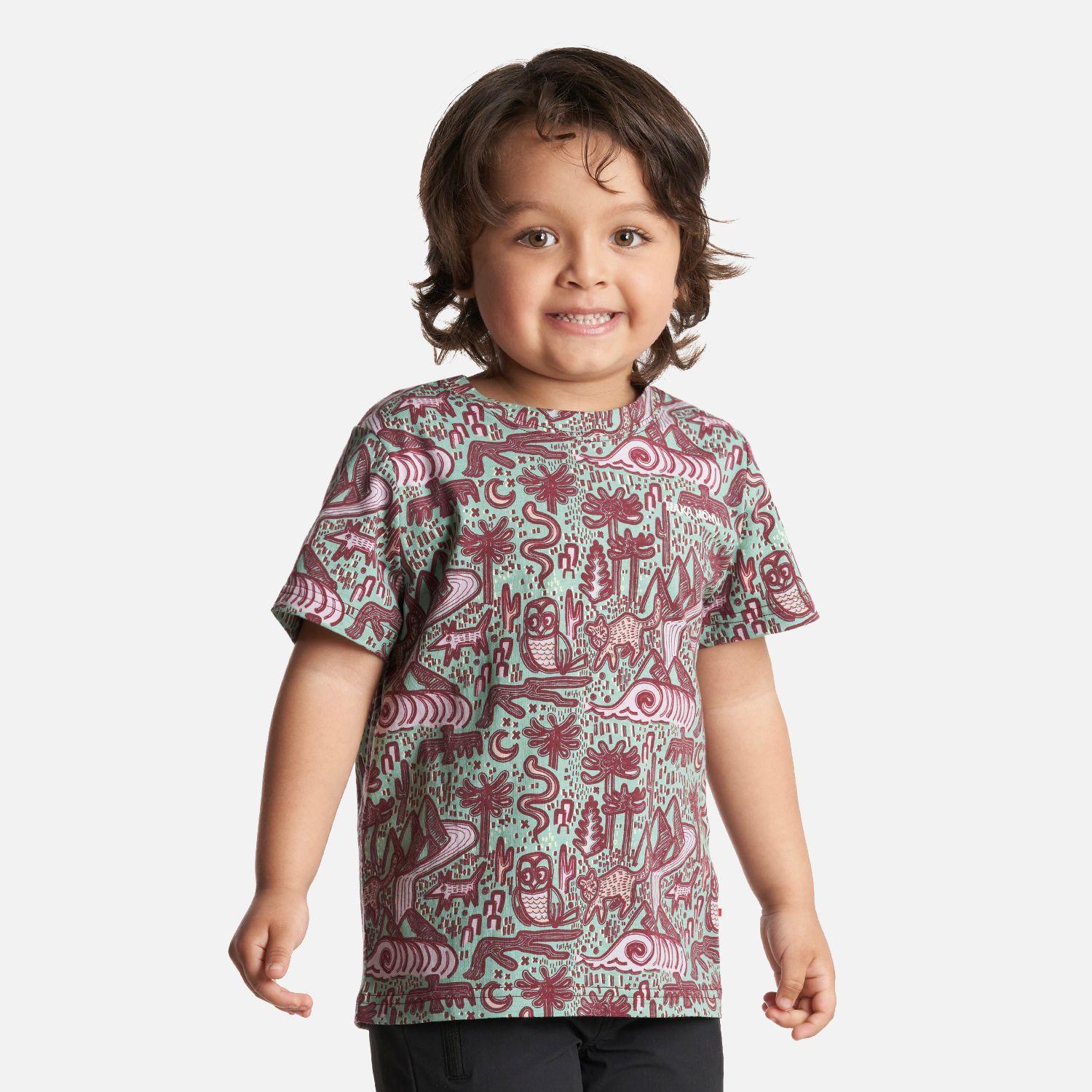 Polera Niño Tucuquere Print Jade Haka Honu V25-1