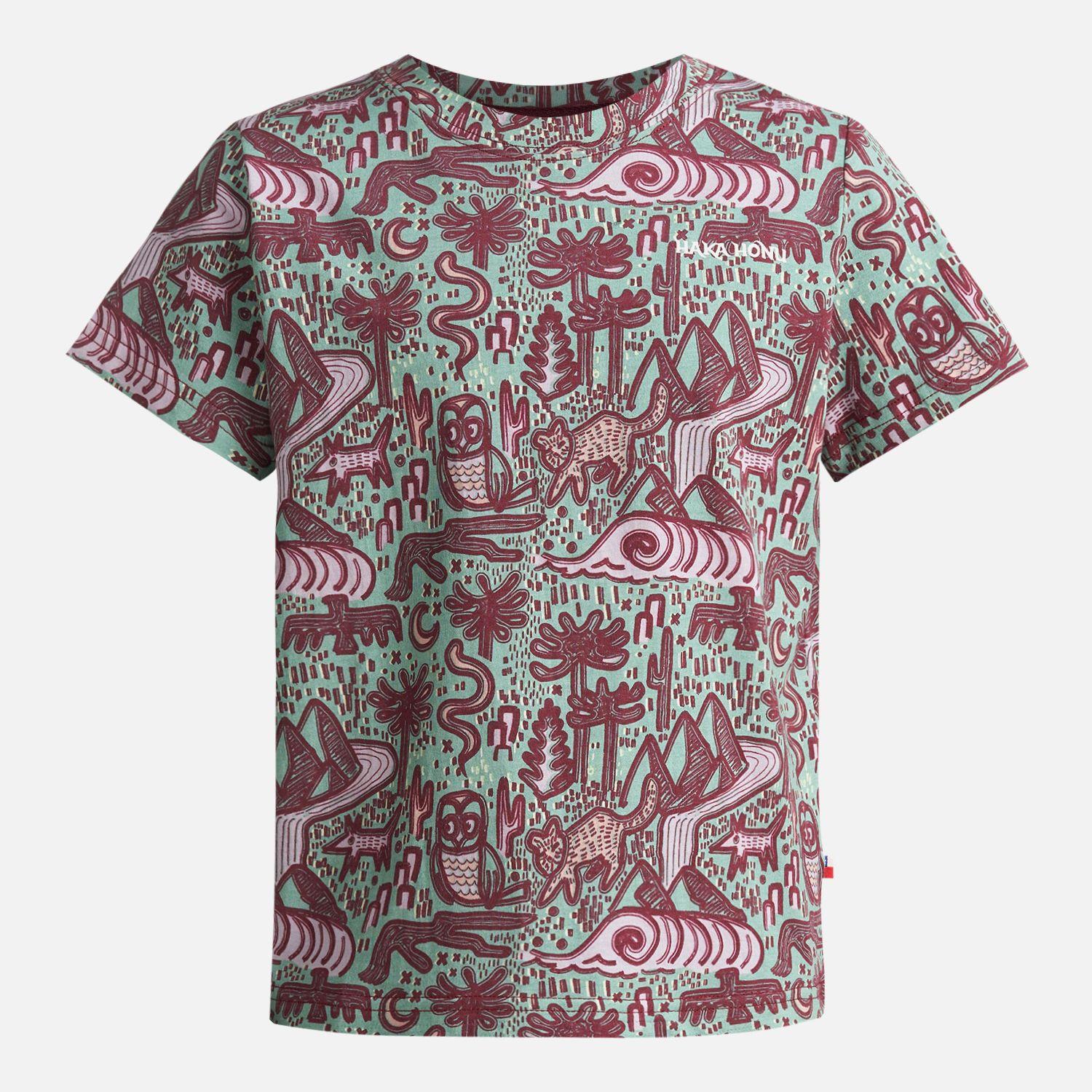 Polera Niño Tucuquere Print Jade Haka Honu V25-5