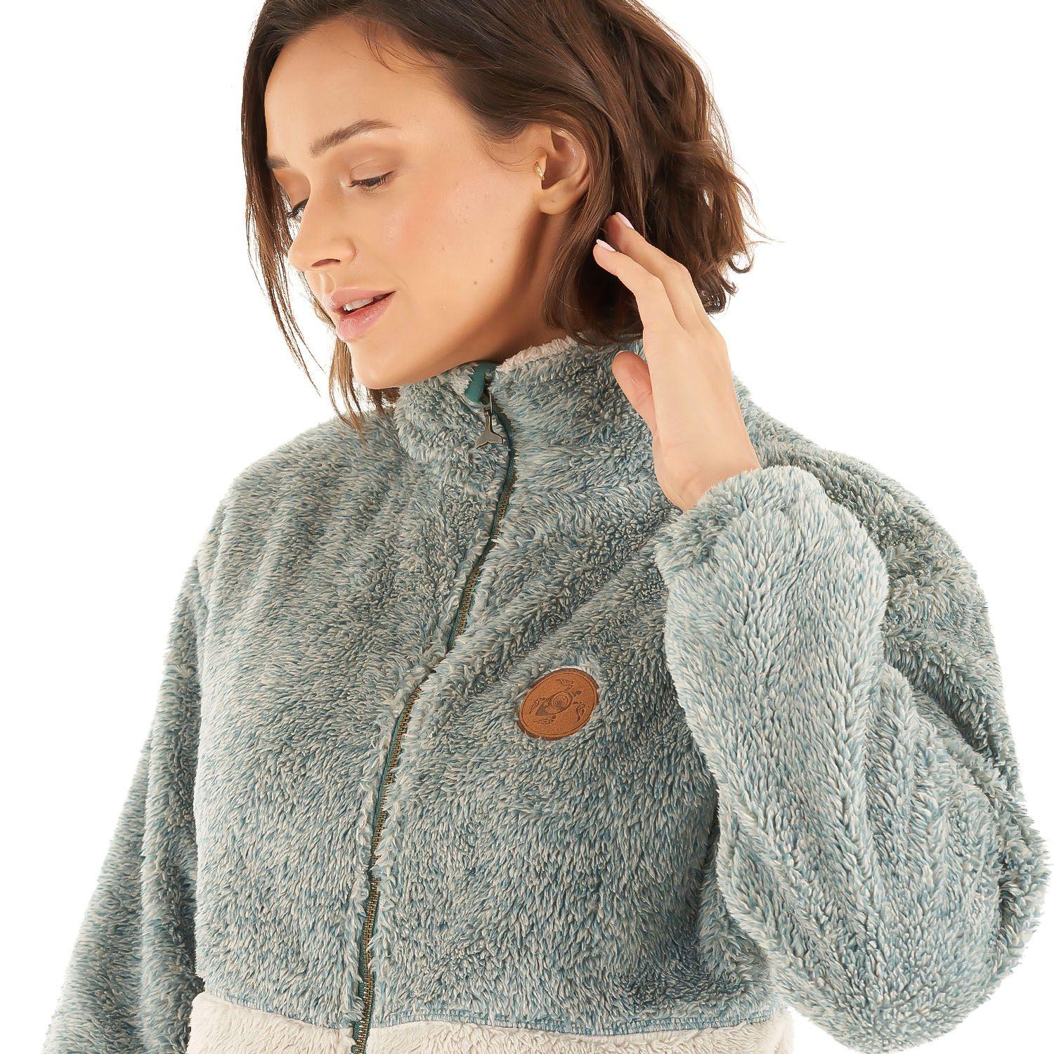 Chaqueta Mujer Calurosin Petroleo Haka Honu-6