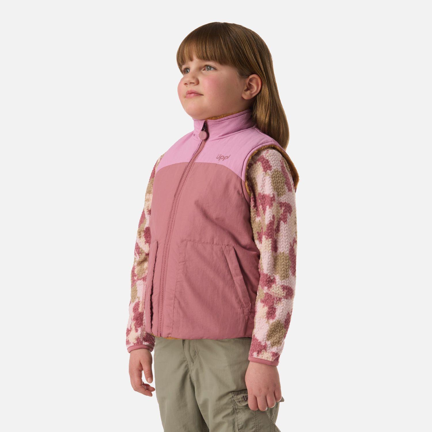 Polar Niña Campfire 2-Faces Jacket Rosa Oscuro Lippi V26-1