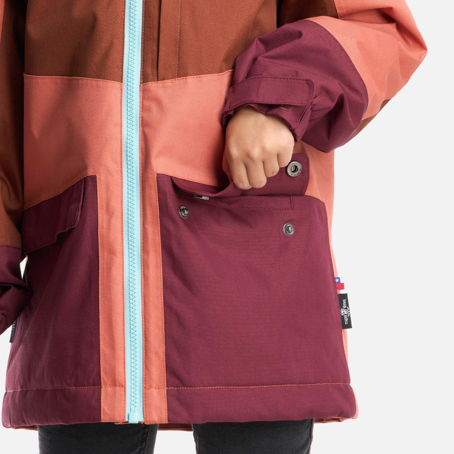 Chaqueta Niña Mini Yak Salmon Haka Honu-4